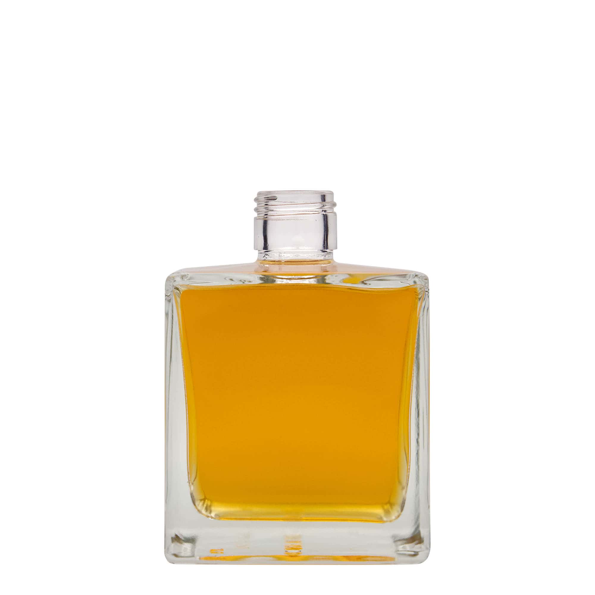 500 ml üvegpalack 'Cube', négyzet alakú, nyakátmérő: PP 31,5