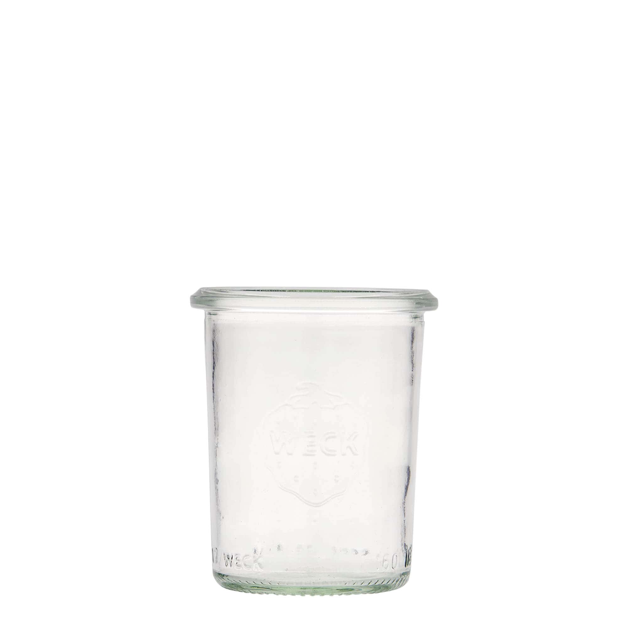 160 ml WECK-üveg, perem: kerek szélű