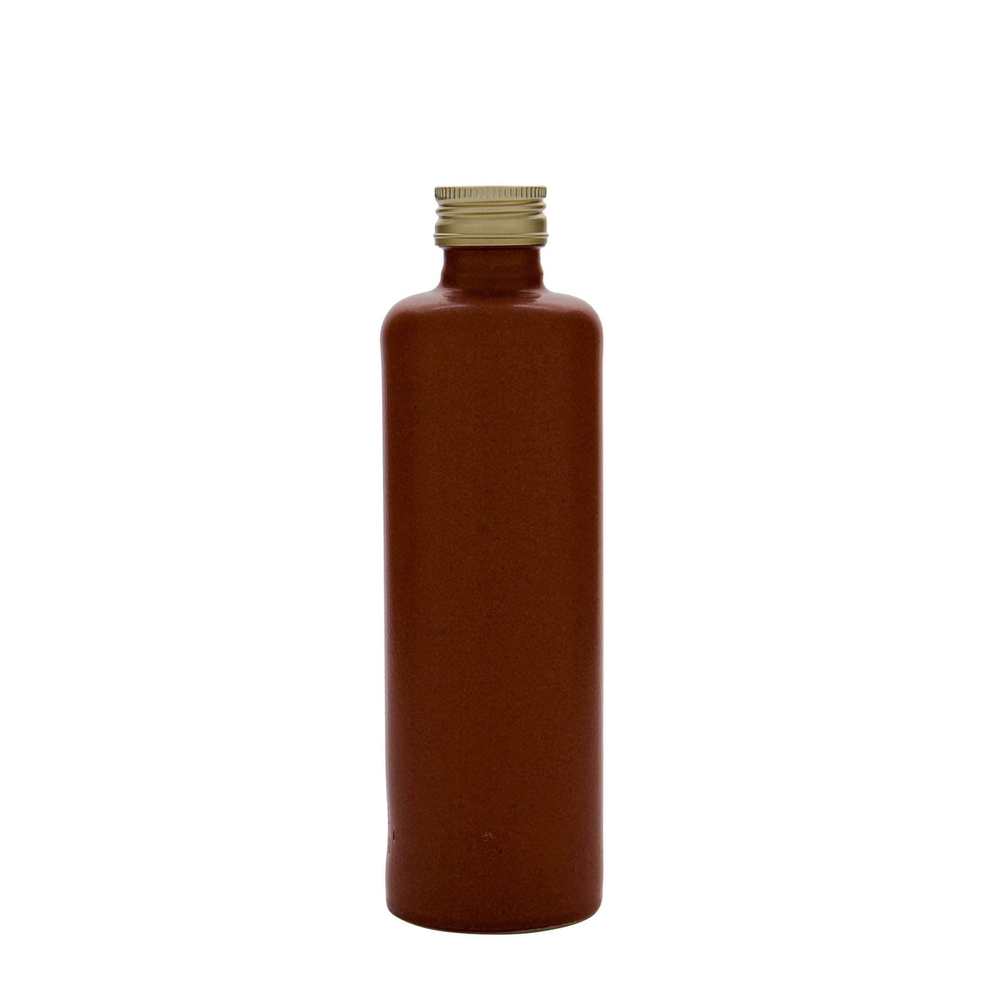 350 ml agyagedény, kőedény, vörösbarna, száj: PP 31,5