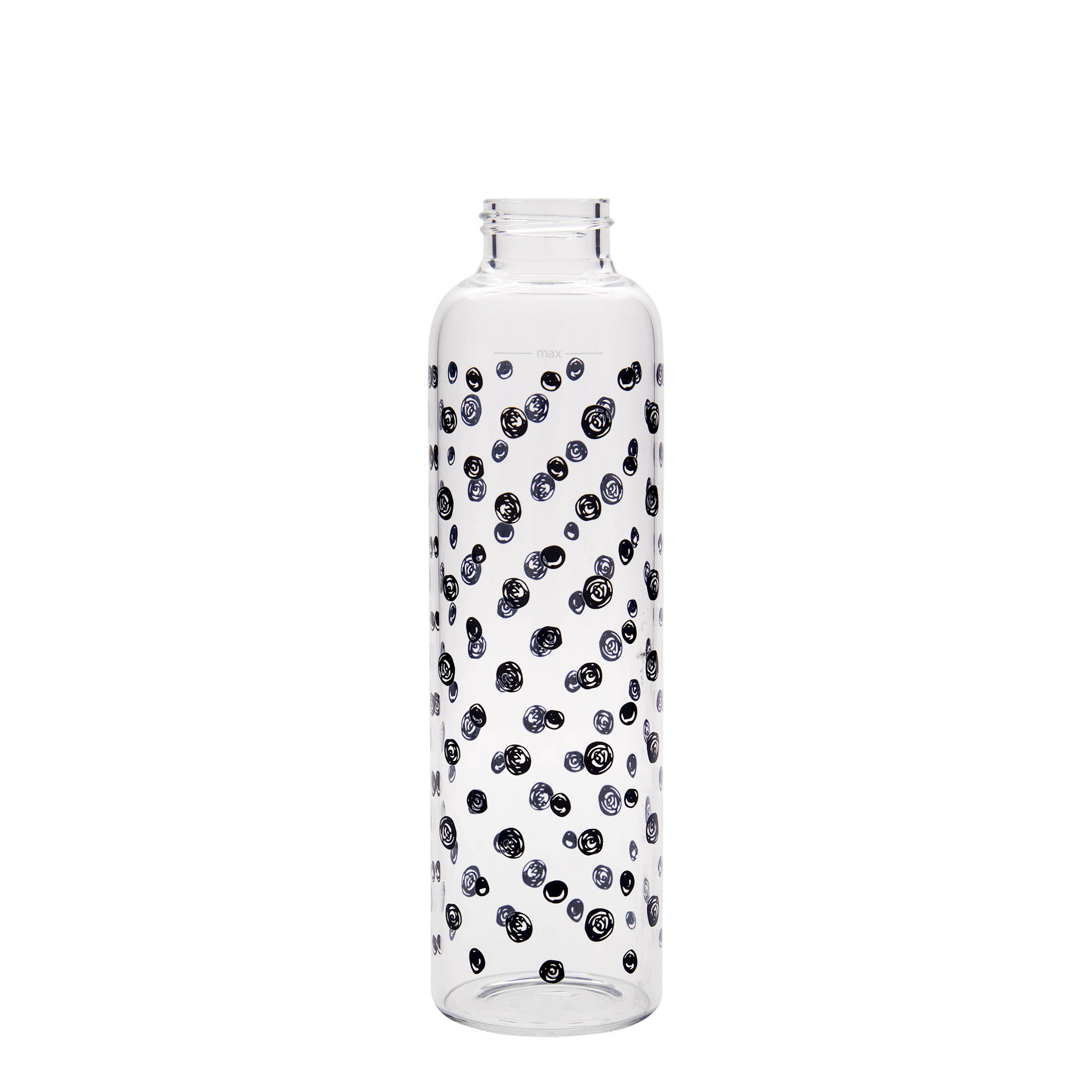 500 ml ivópalack 'Perseus - Fekete pontok', nyílás: csavarzár