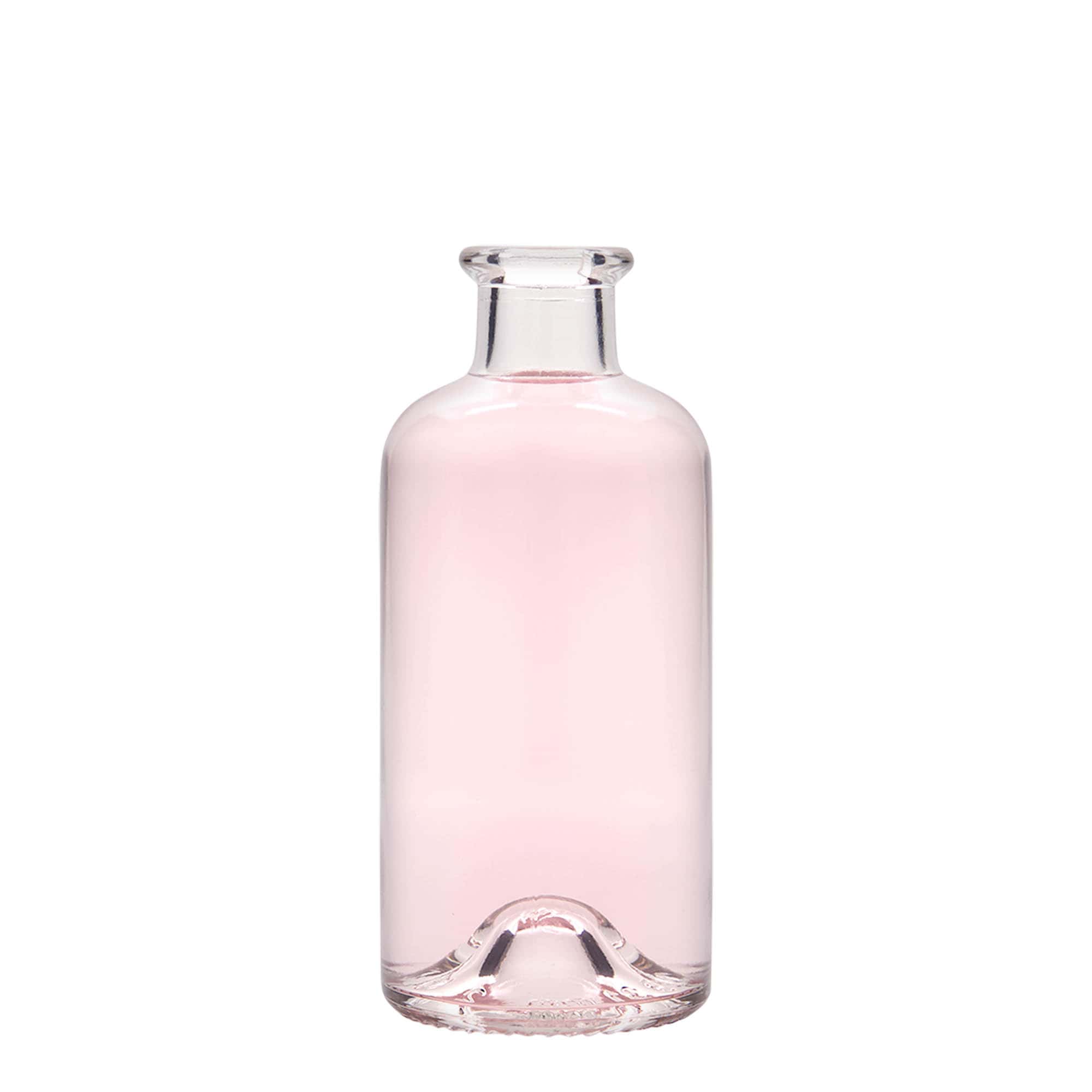 200 ml üvegpalack gyógyszerész, nyílás: parafa