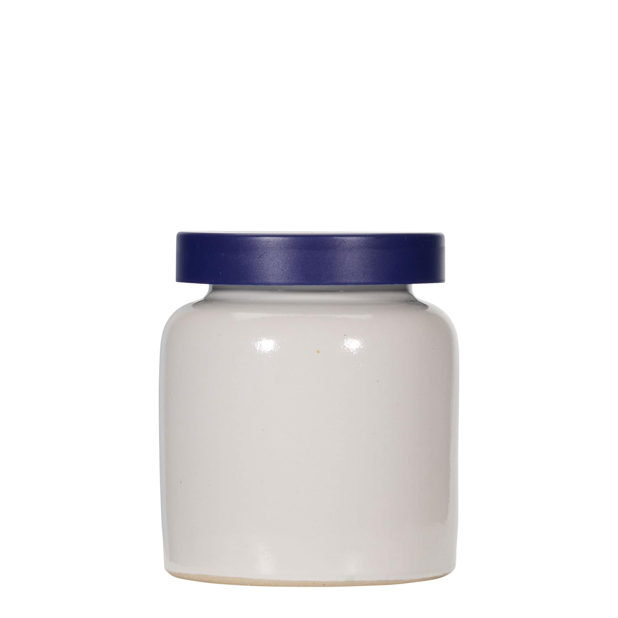 270 ml kőedény, kerámia, fehér, száj: ráhajló fedél