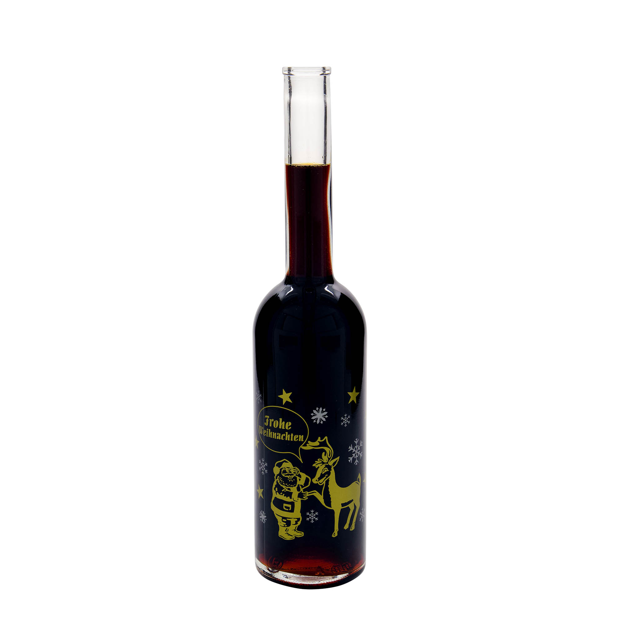 500 ml üvegpalack 'Opera', motívum: Tűzijáték, nyílás: parafa
