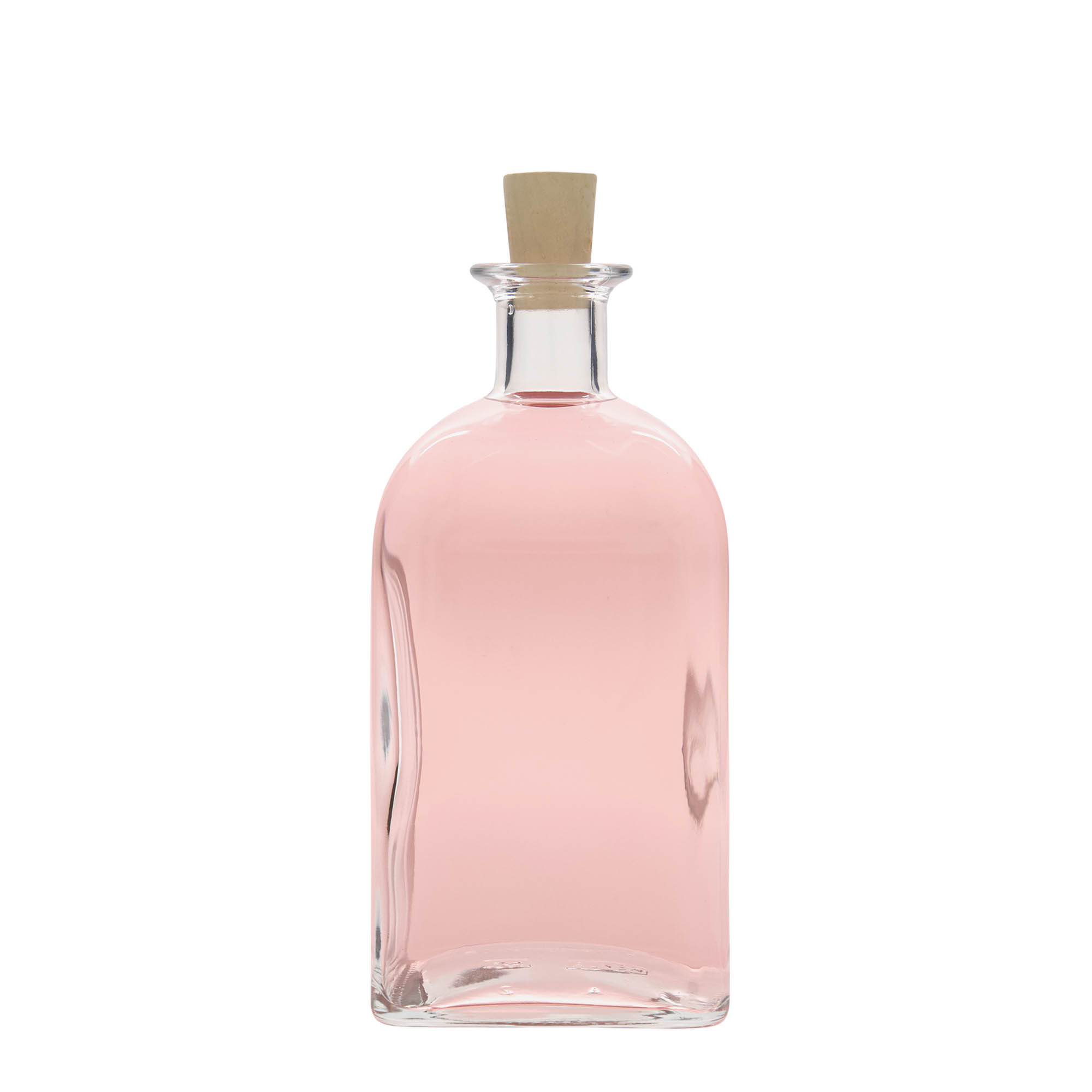 700 ml üvegpalack Apotheker Carré, négyzet alakú, nyílás: parafa 700 ml üvegpalack Apotheker Carré, négyzet alakú, nyílás: parafa