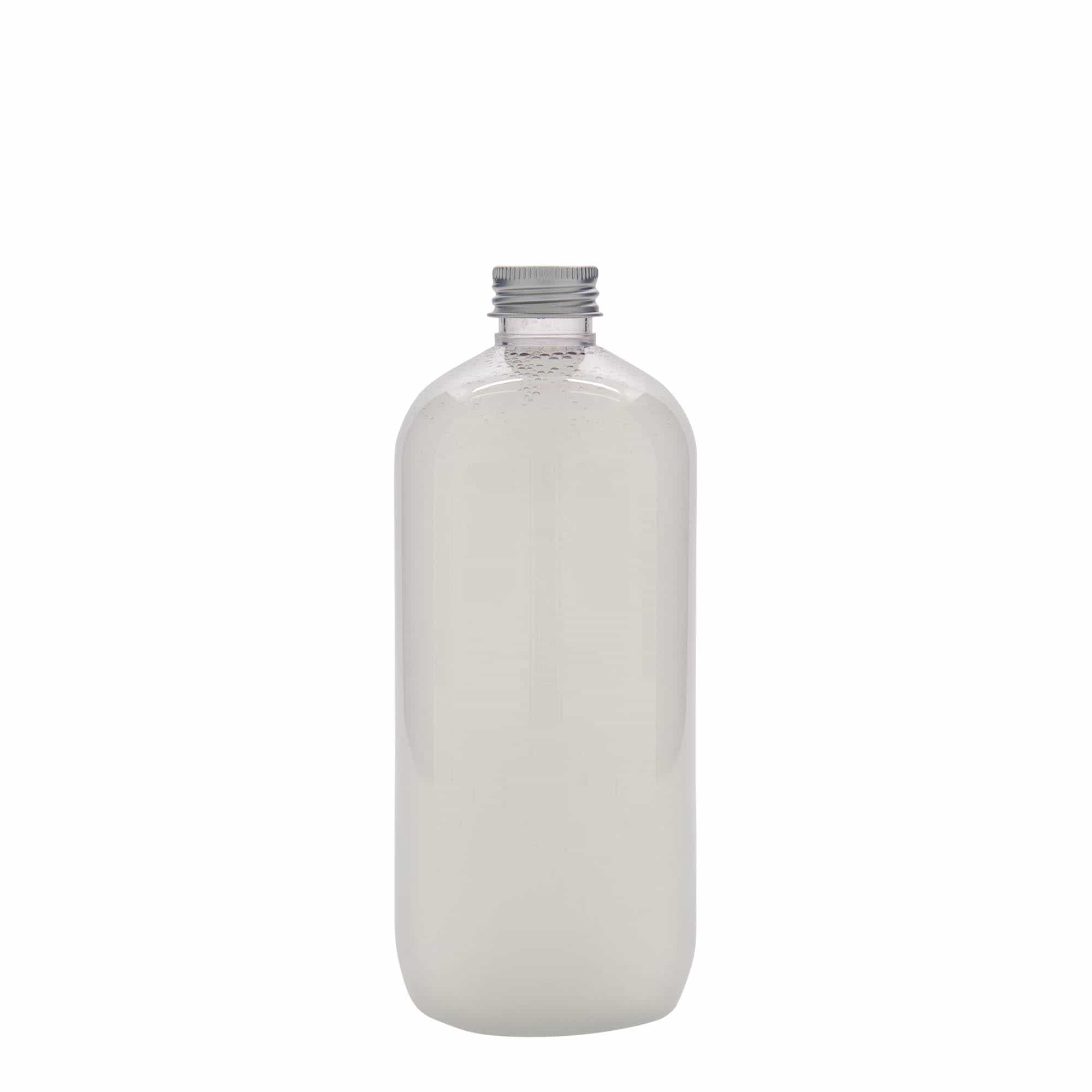 500 ml-es PET-palack 'Boston', műanyag, szájnyílás: GPI 24/410