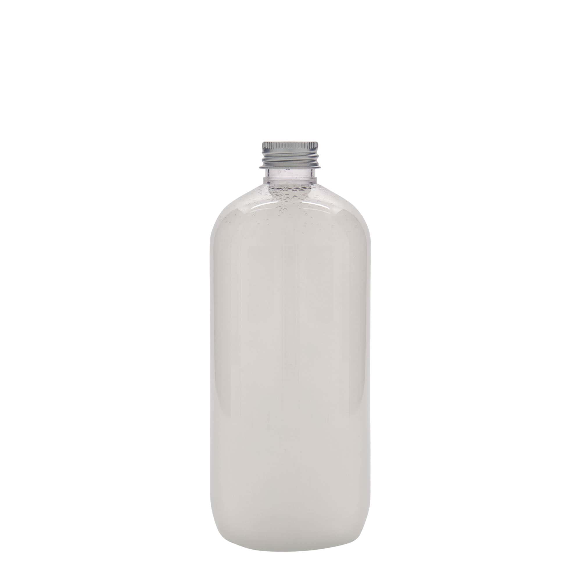 500 ml PET-palack 'Boston', műanyag, nyakméret: 24/410