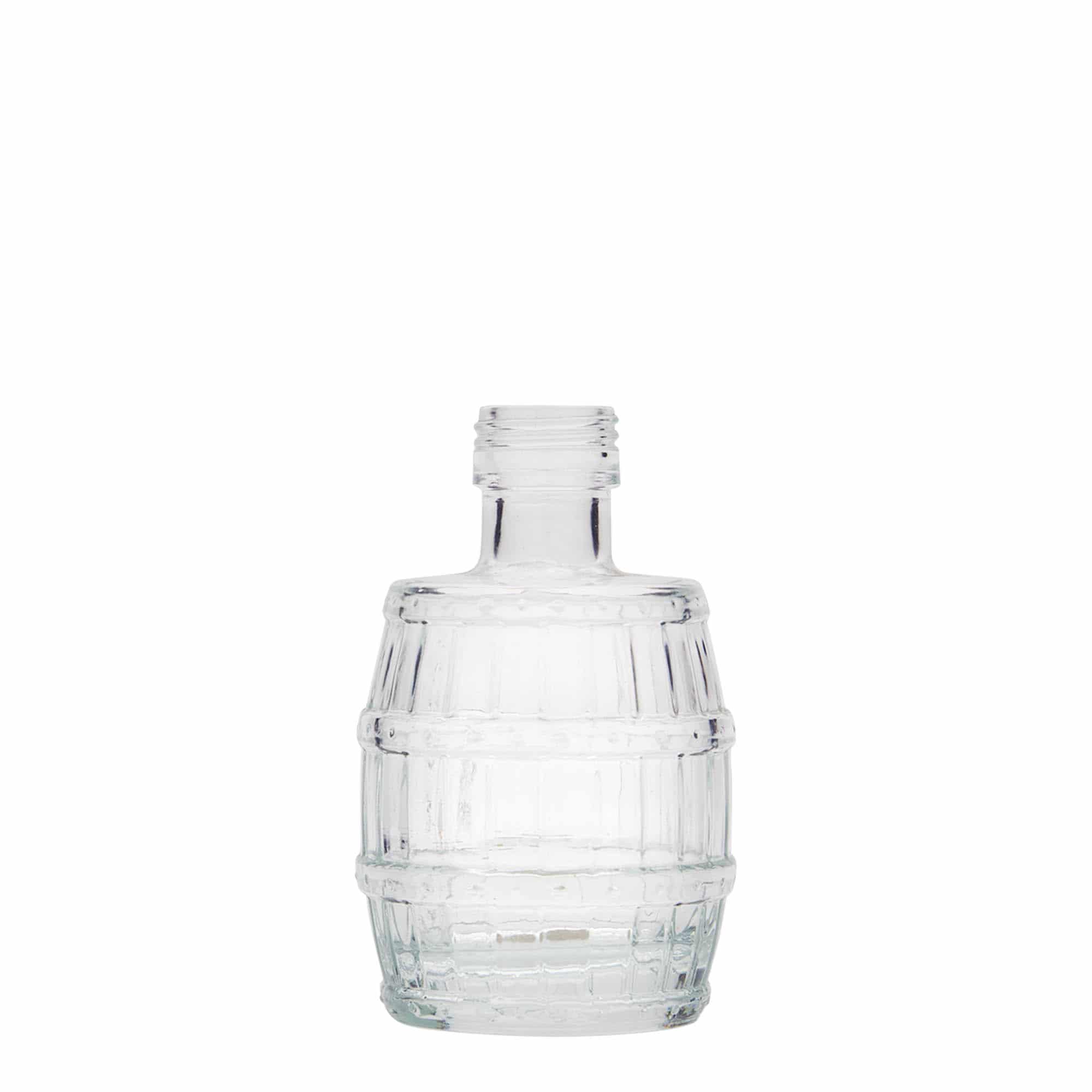 100 ml-es üvegpalack 'Fass', szájnyílás: PP 24 100 ml-es üvegpalack 'Fass', szájnyílás: PP 24