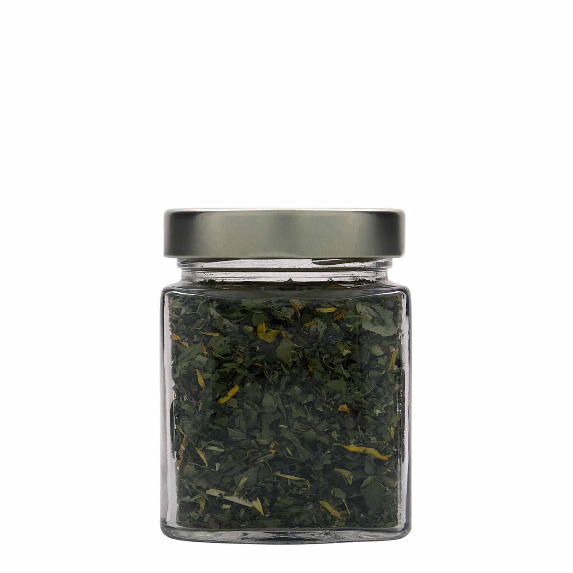 314 ml négyzet alakú üveg 'Ikarus', nyílás: mély csavaros zár (DTO 70)