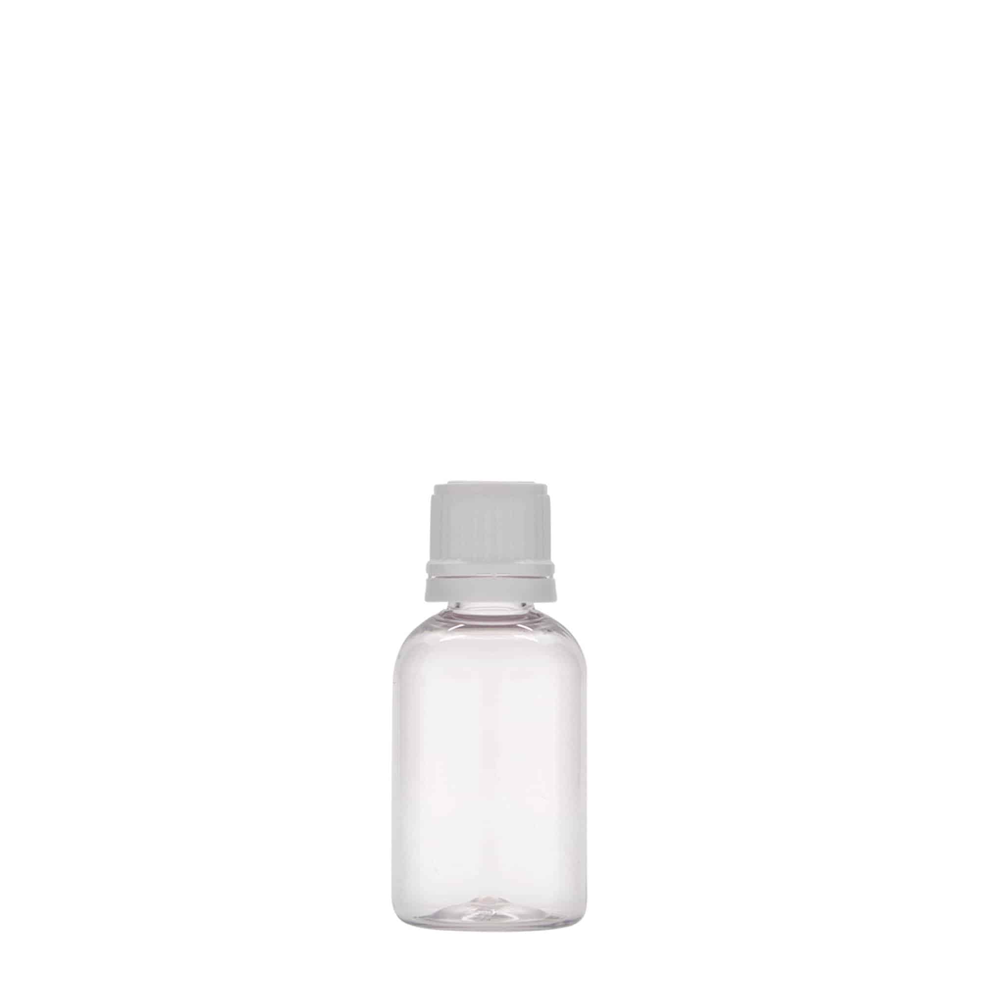 30 ml PET orvosi üveg 'Easy Living', műanyag, nyílás: DIN 18