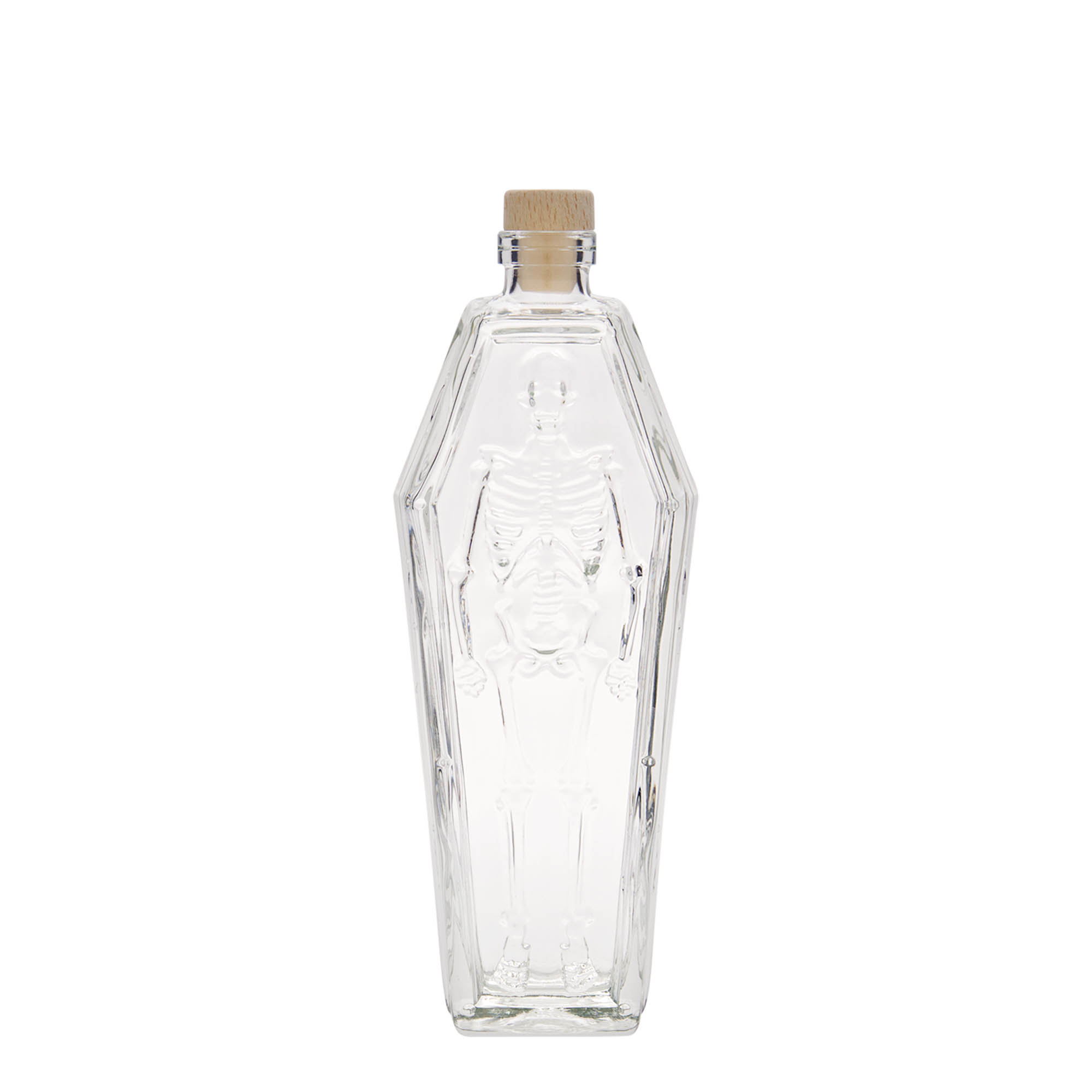 200 ml üvegpalack 'koporsó', nyílás: parafa 200 ml üvegpalack 'koporsó', nyílás: parafa