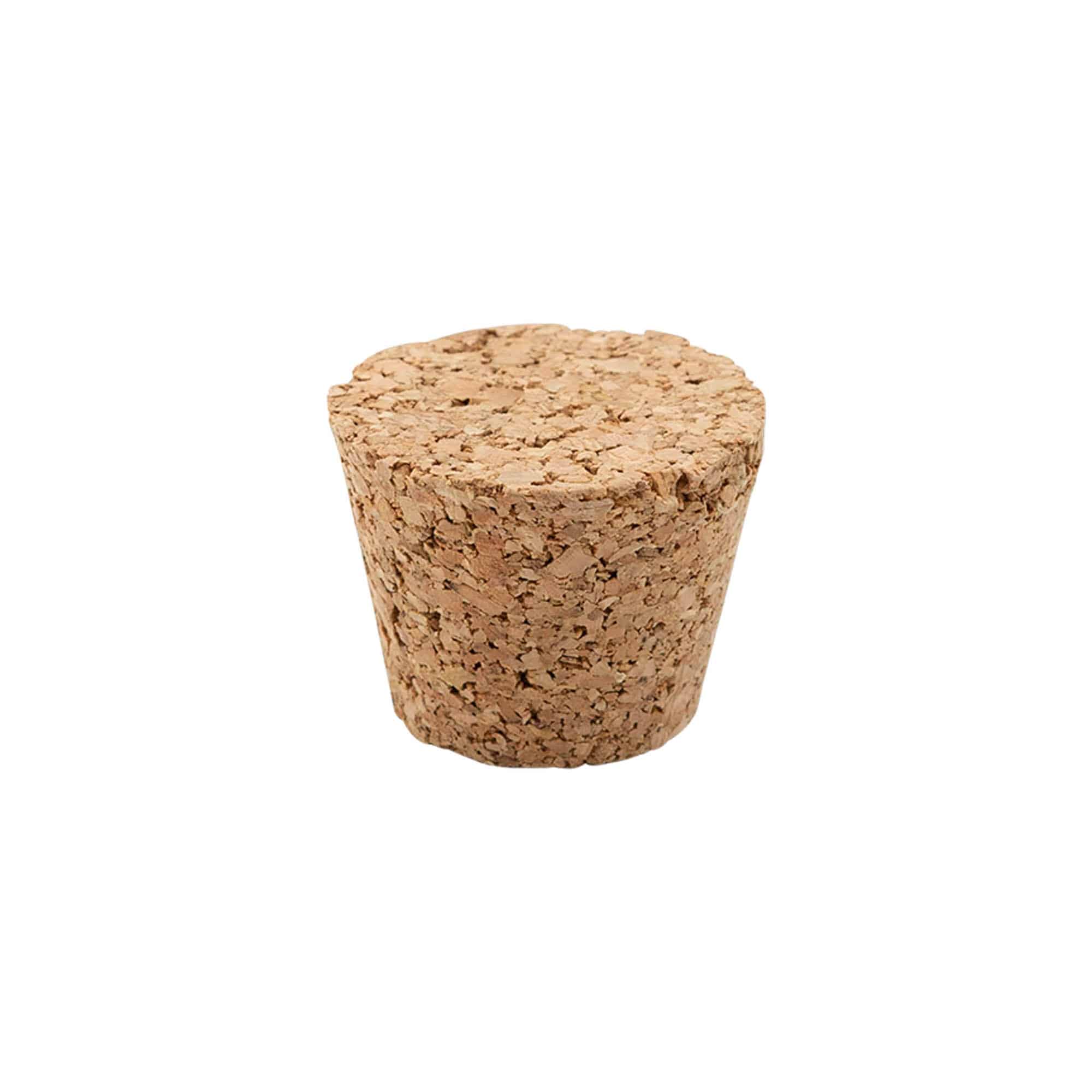 Kúpos parafadugó 25-35 x 27, préselt parafa, bézs, a következő szájnyíláshoz: parafadugó Kúpos parafadugó 25-35 x 27, préselt parafa, bézs, a következő szájnyíláshoz: parafadugó