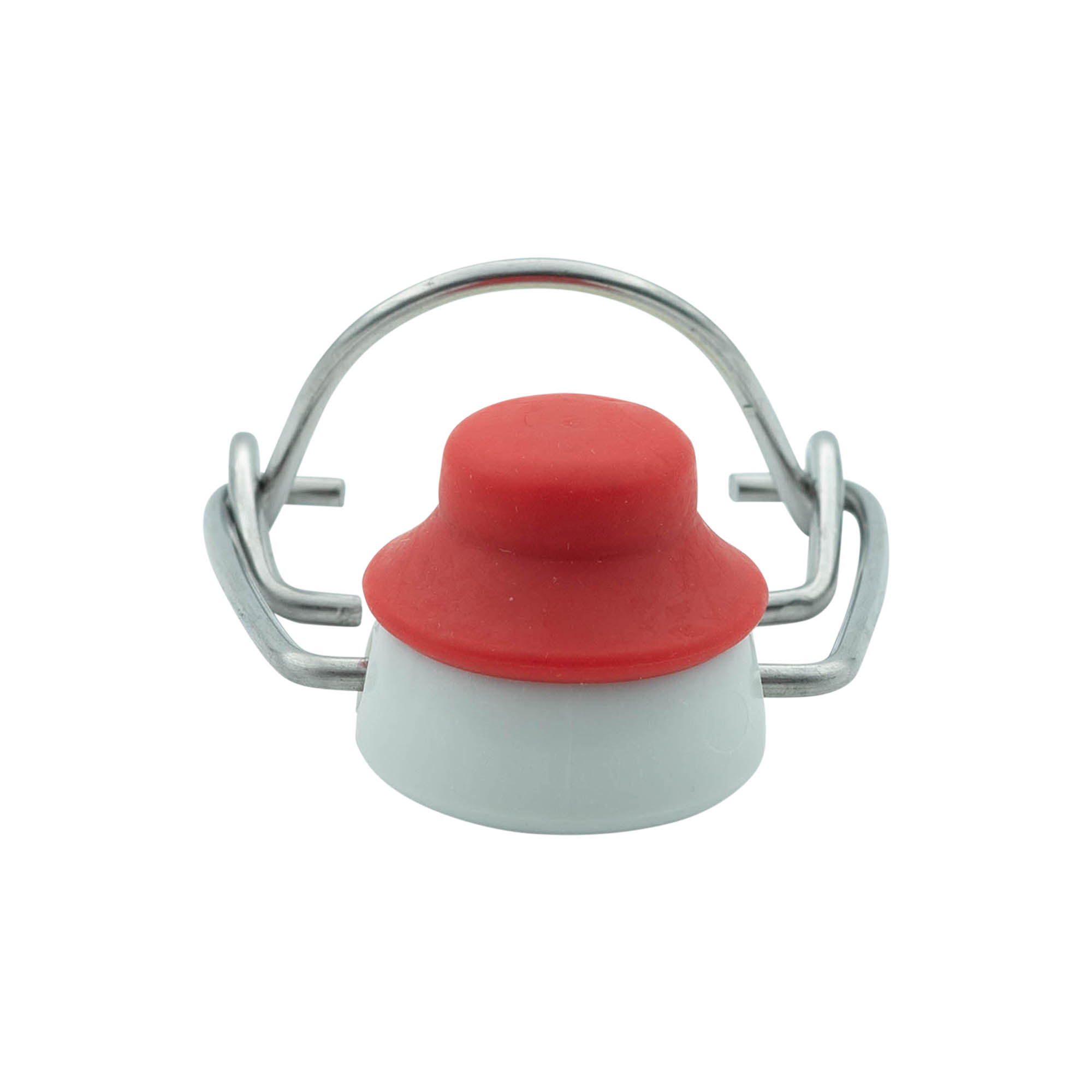 Pántzár különleges méretben, műanyag, piros-fehér