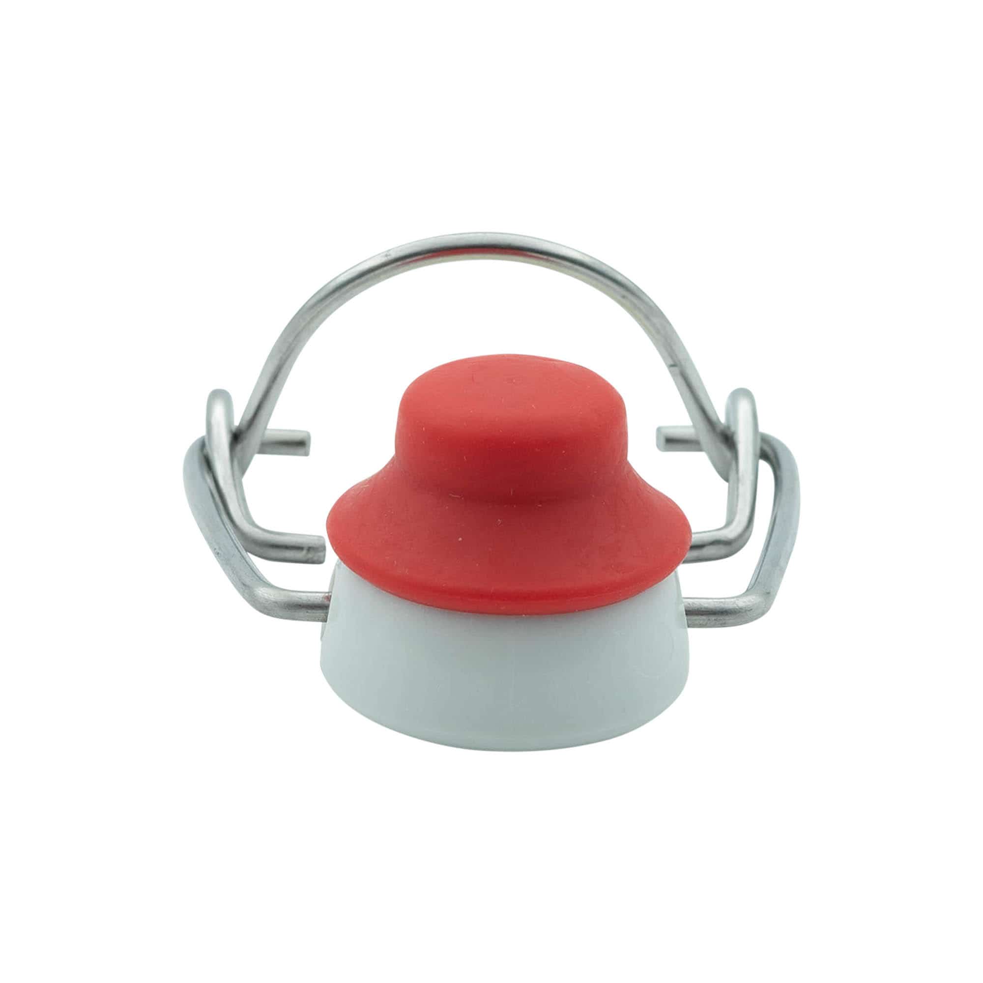 Pántzár különleges méretben, műanyag, piros-fehér