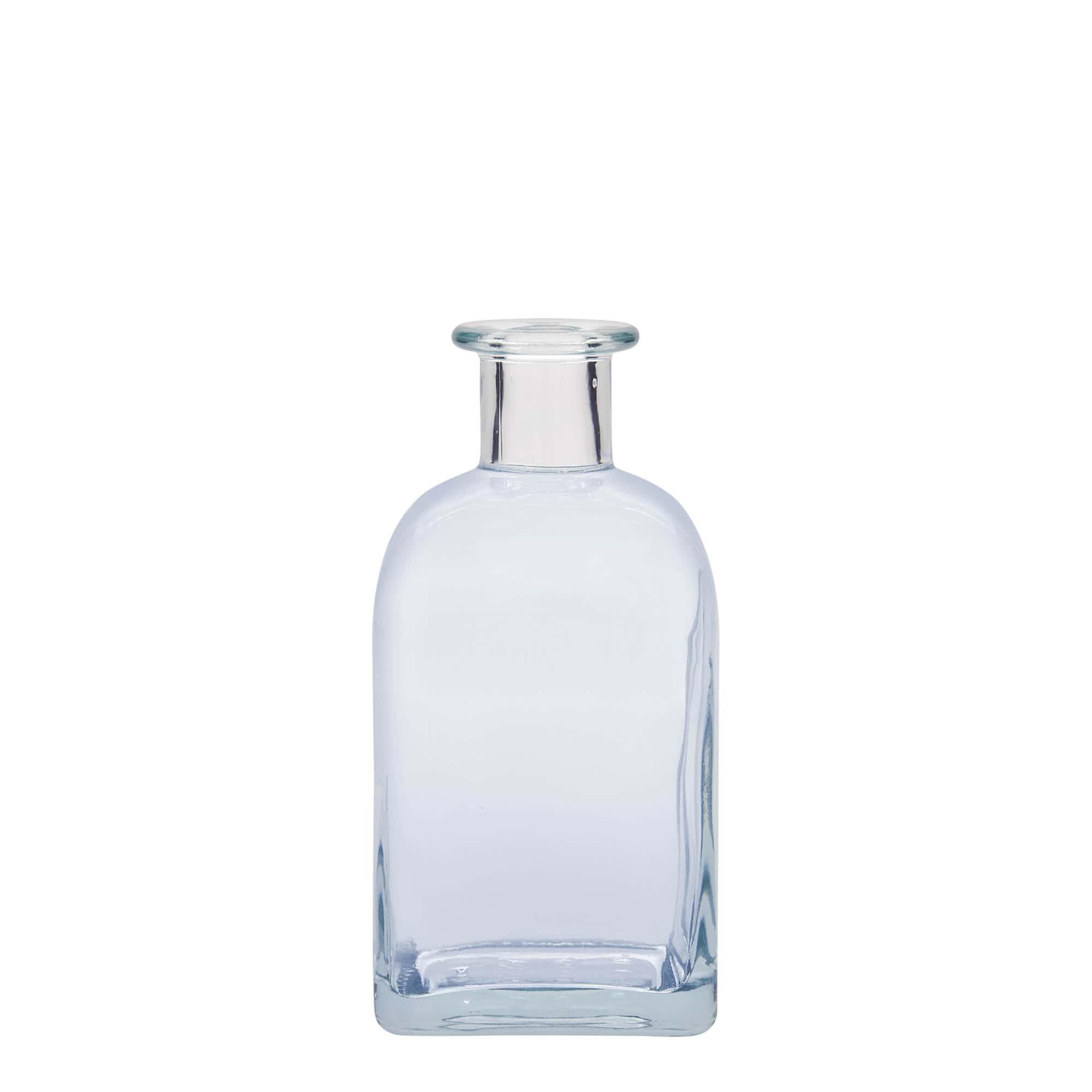 350 ml üvegpalack Apotheker Carré, négyzet alakú, nyílás: parafa