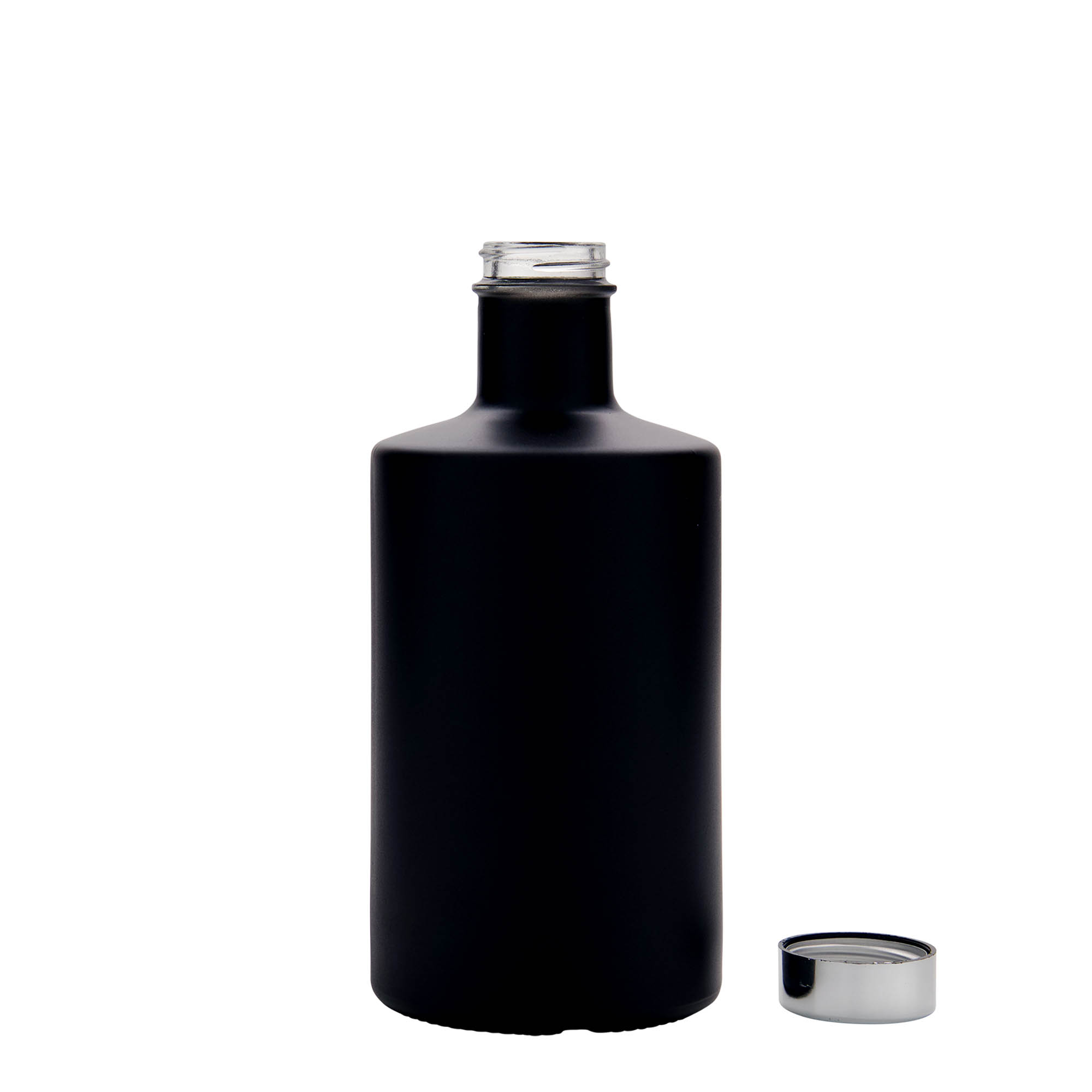 500 ml üvegpalack 'Caroline', fekete, nyílás: GPI 33 500 ml üvegpalack 'Caroline', fekete, nyílás: GPI 33