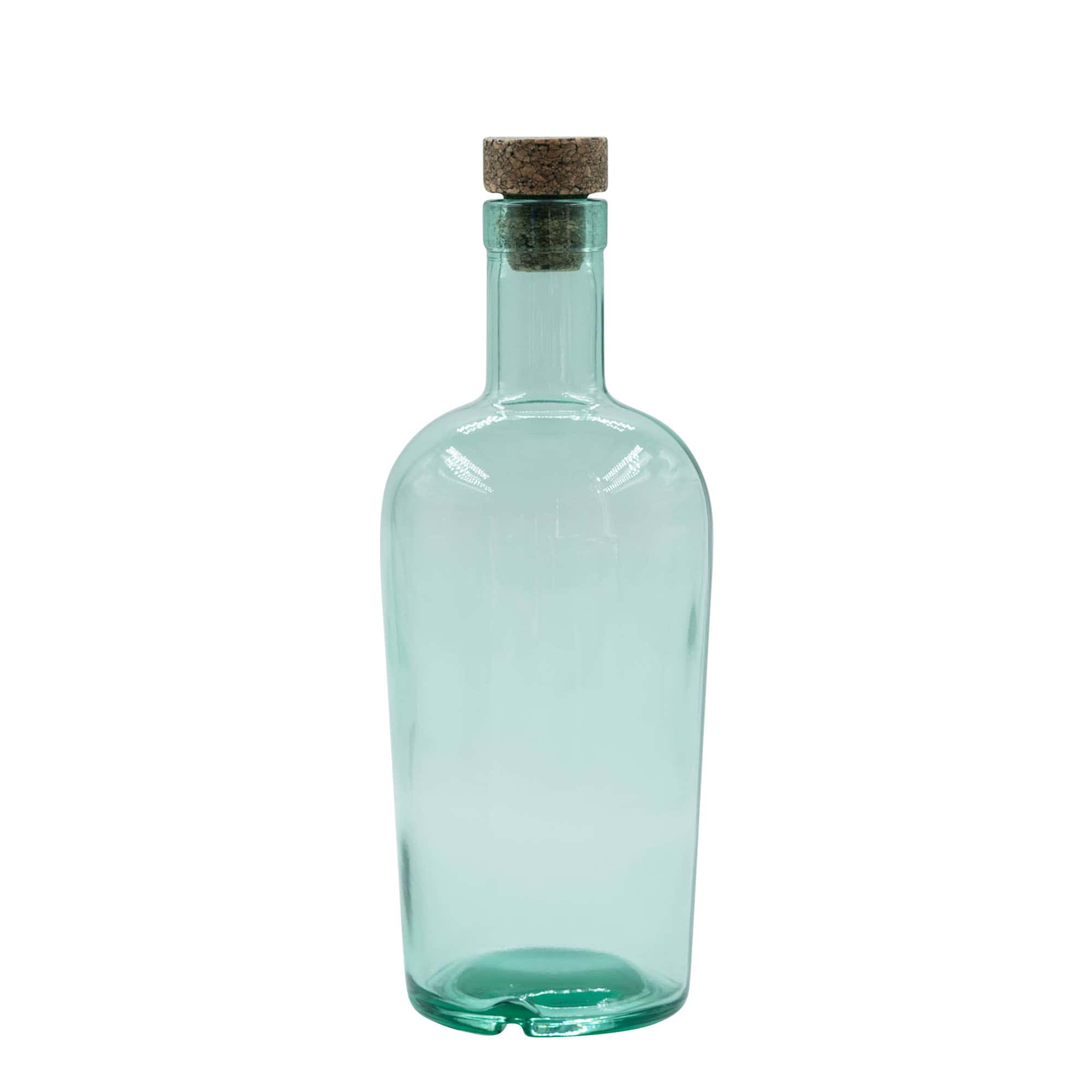 700 ml-es üvegpalack 'Teo Light', szájnyílás: parafadugó