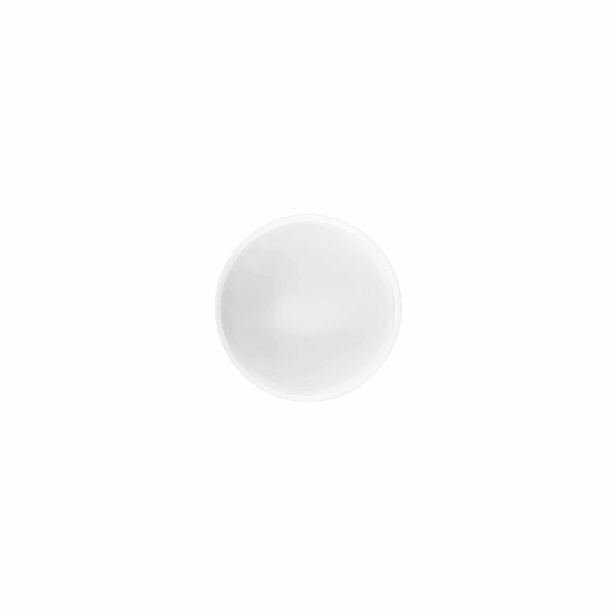 Csavaros kupak 'White Line' 35 ml, PP-műanyag, fehér