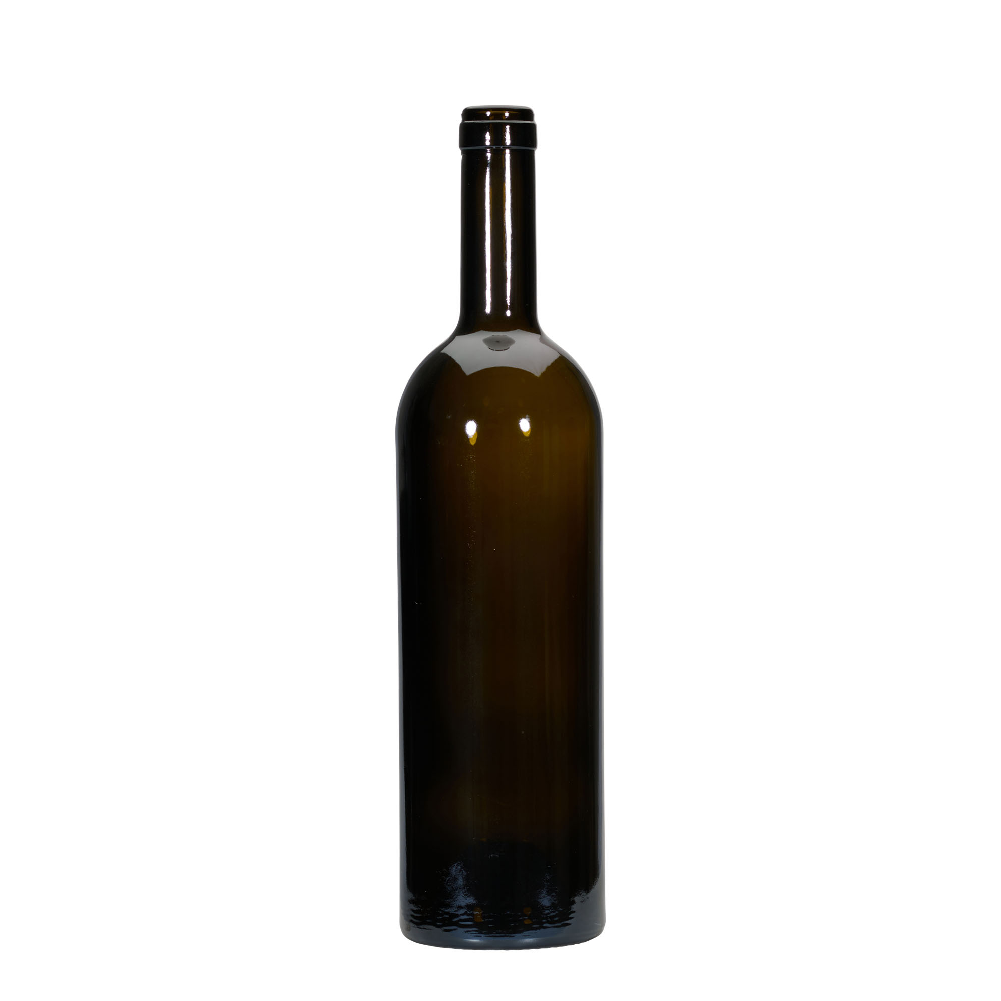 750 ml borosüveg 'Golia', antikzöld, nyílás: parafa