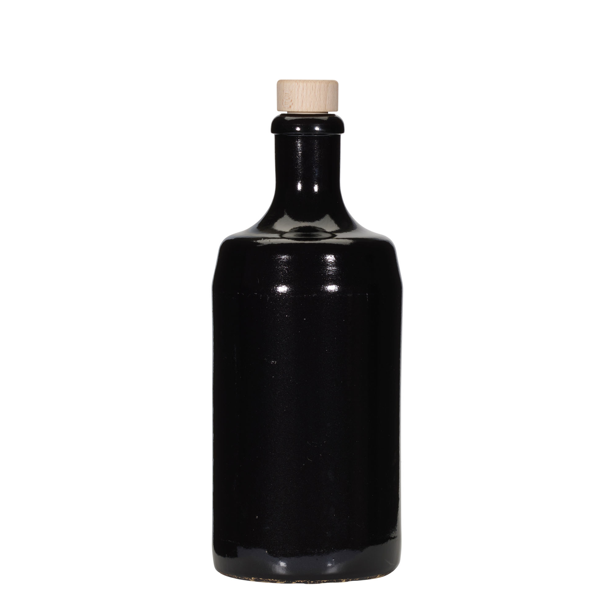700 ml agyagedény 'Calvados, kőedény, fekete, száj: parafa' 700 ml agyagedény 'Calvados, kőedény, fekete, száj: parafa'