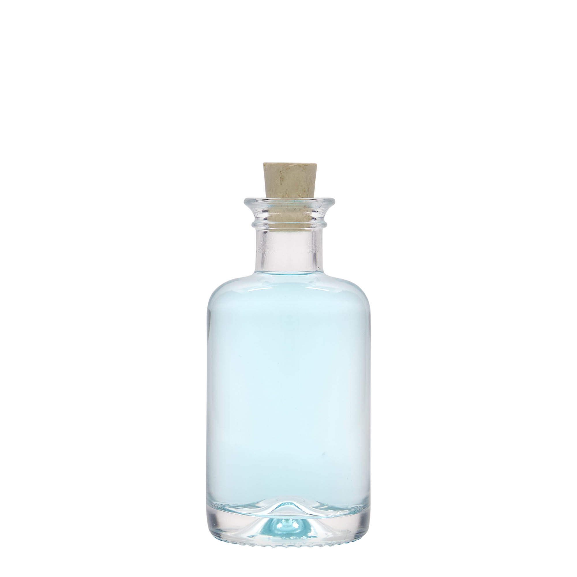 100 ml üvegcső, patikárius, nyílás: parafa