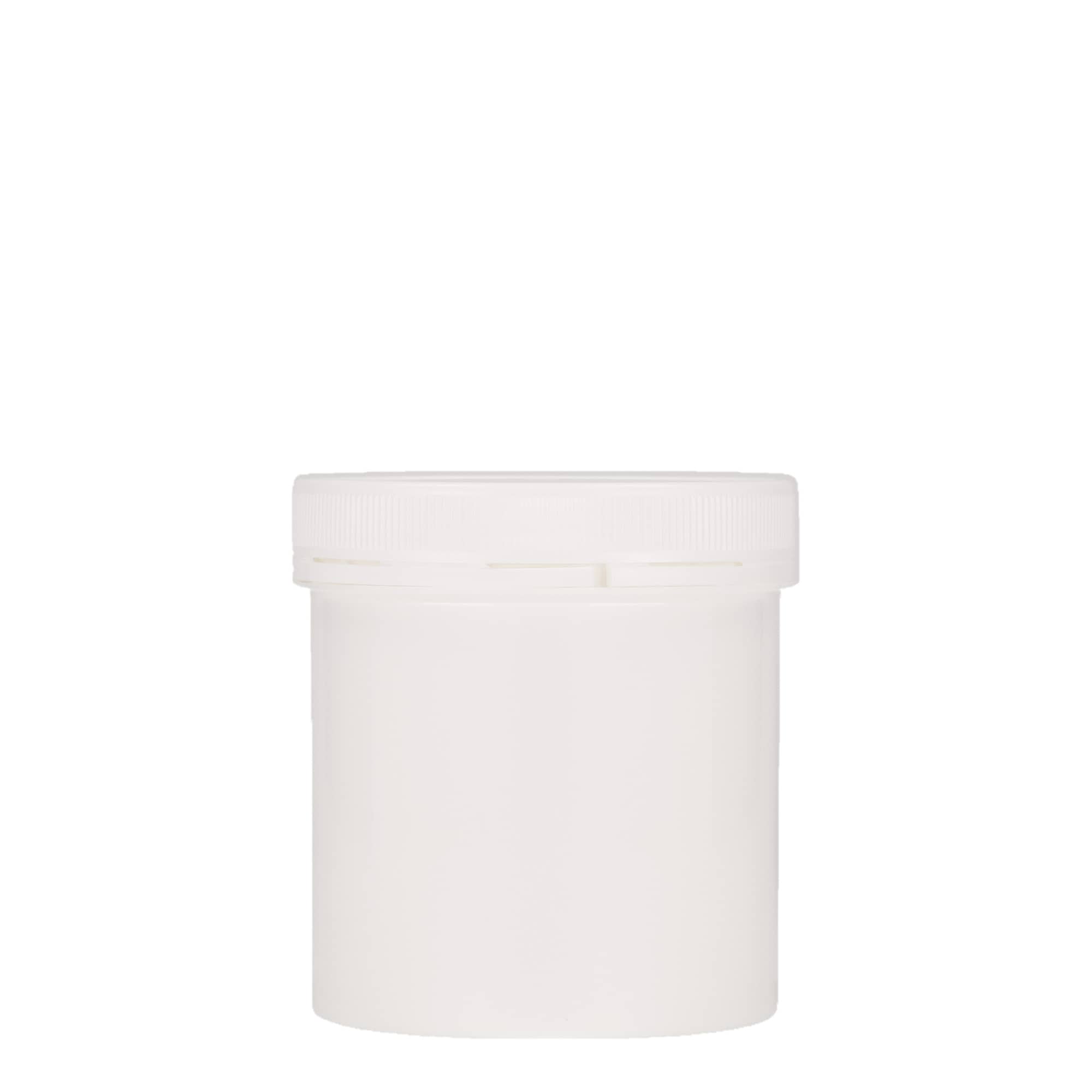 250 ml műanyag doboz 'Securilock', PP, fehér, nyílás: csavarzár