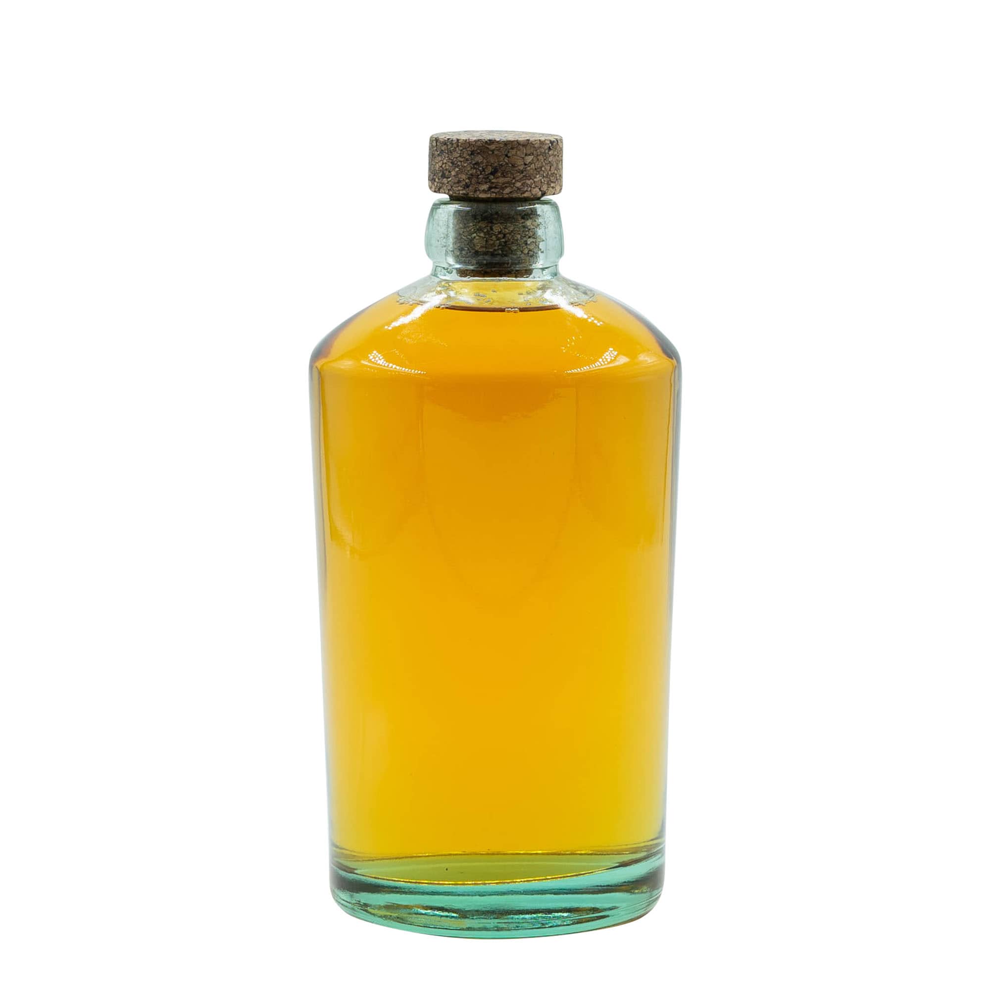 700 ml üveges palack 'Barrel', nyílás: parafa