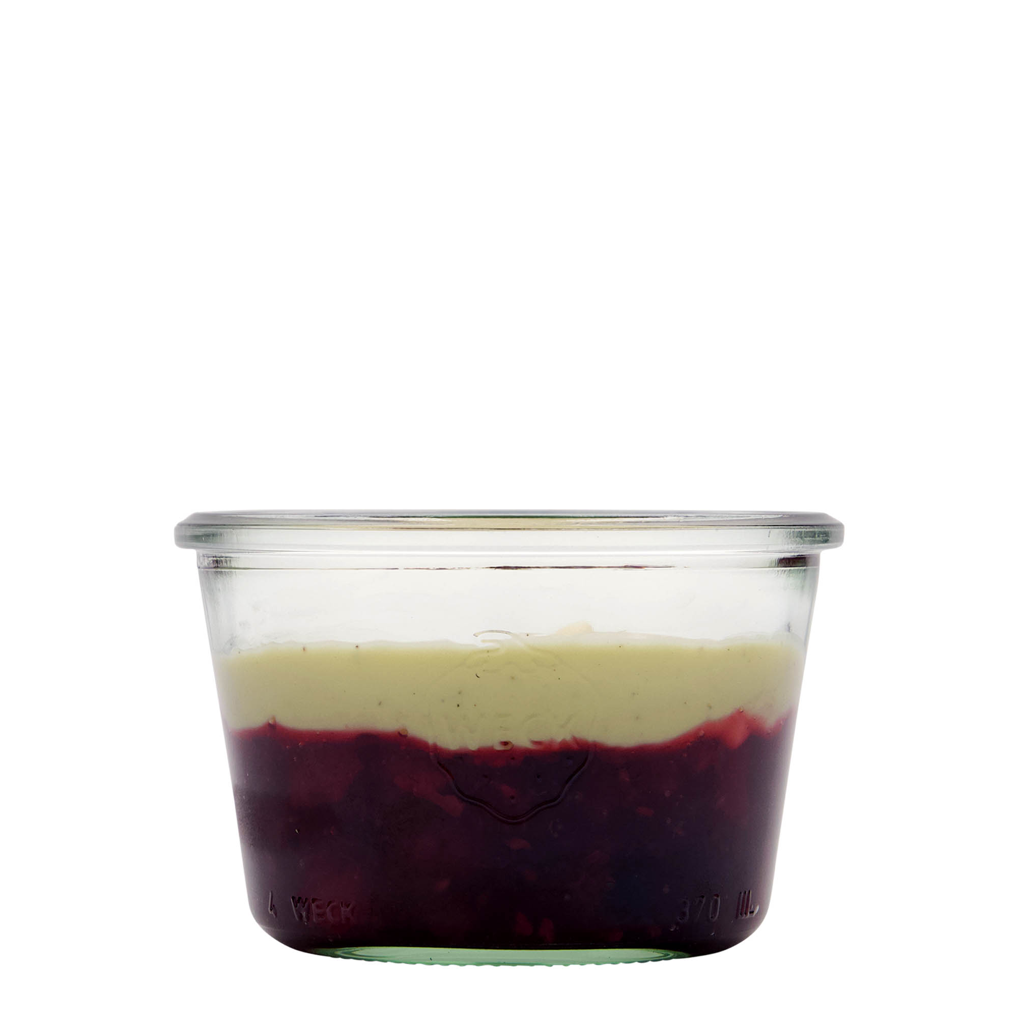 370 ml WECK fordított üvegedény, nyílás: kerek perem 370 ml WECK fordított üvegedény, nyílás: kerek perem