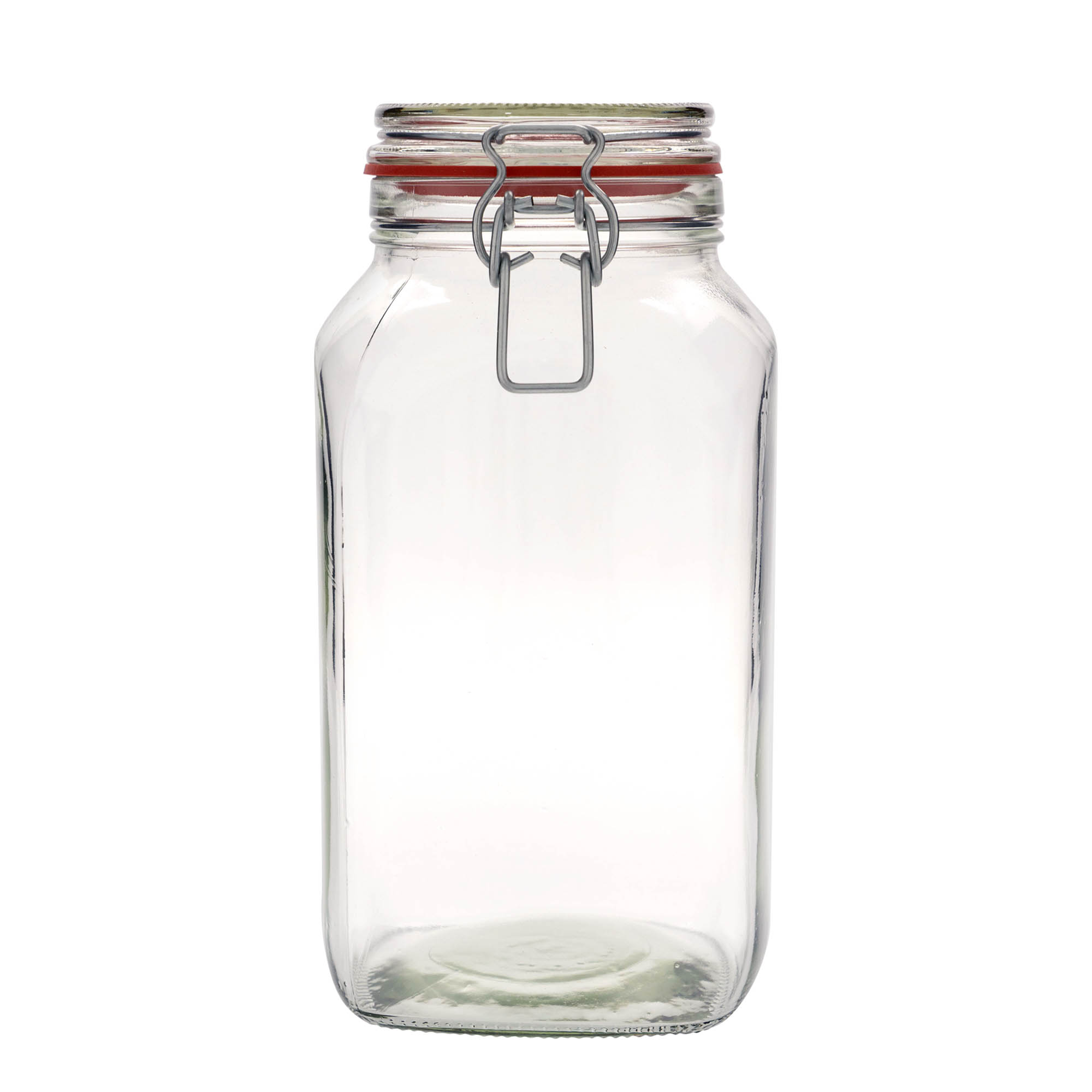 2.590 ml drótfüles üveg #, négyzet alakú, nyílás: drótfüles záróelem