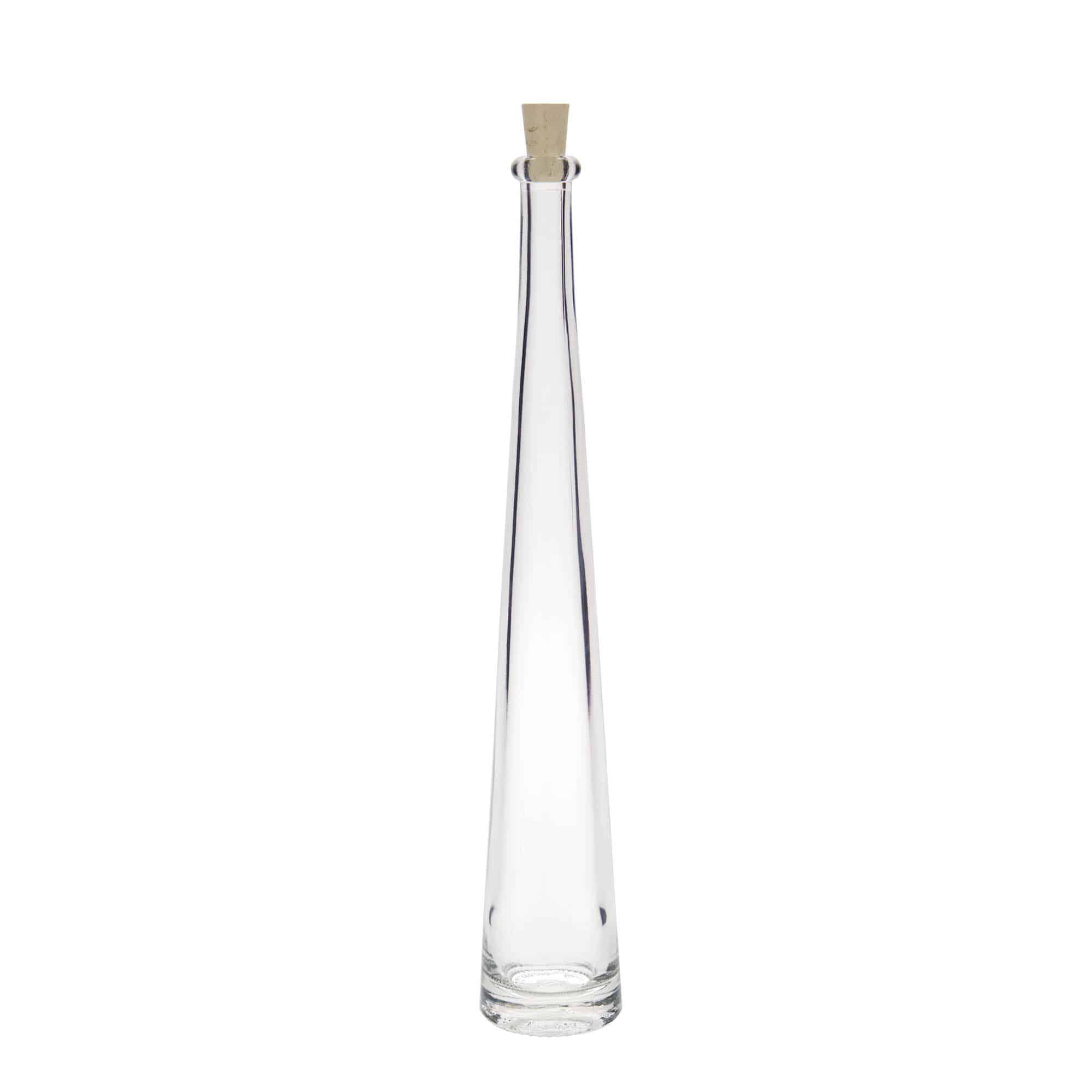 100 ml-es üvegpalack 'Dama Rondo', szájnyílás: parafadugó