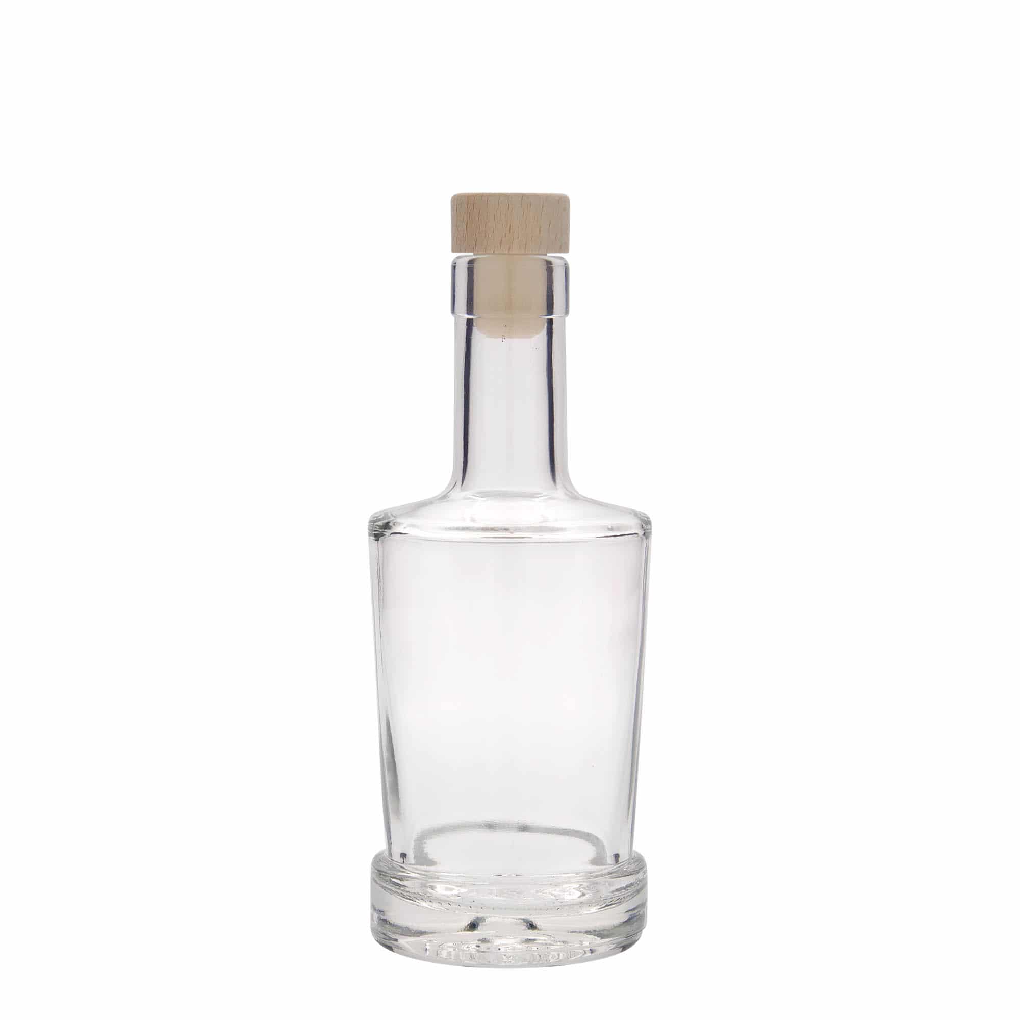 250 ml-es üvegpalack 'Deborah', szájnyílás: parafadugó