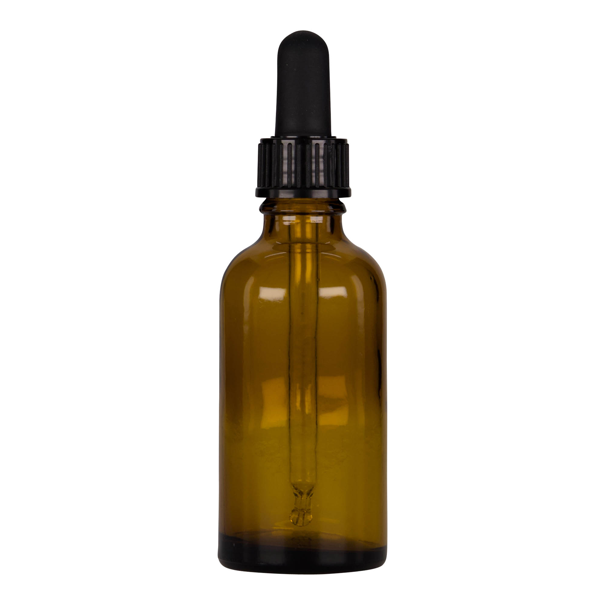 50 ml pipettás üveg gyógyszerhez, üveg, barna-fekete, nyílás: DIN 18