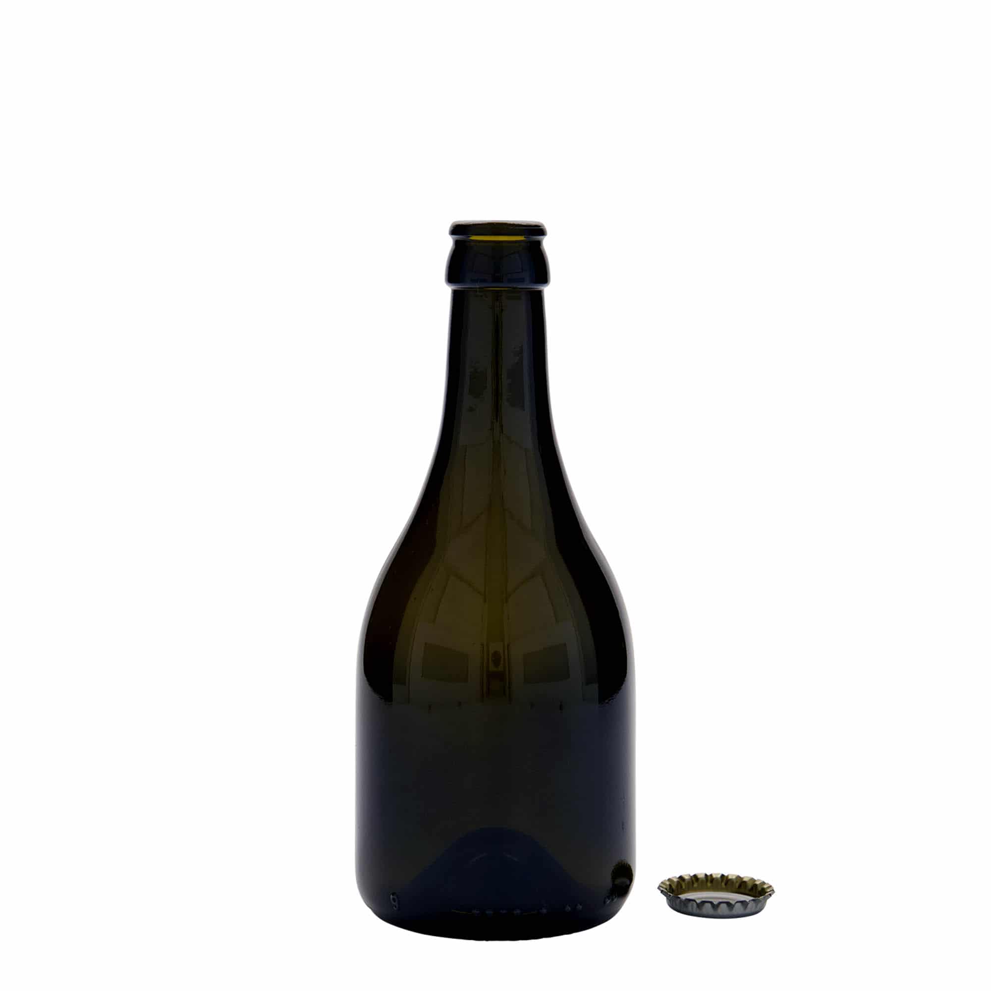 330 ml sörösüveg 'Horta', üveg, antikzöld, nyílás: csavaros kupak