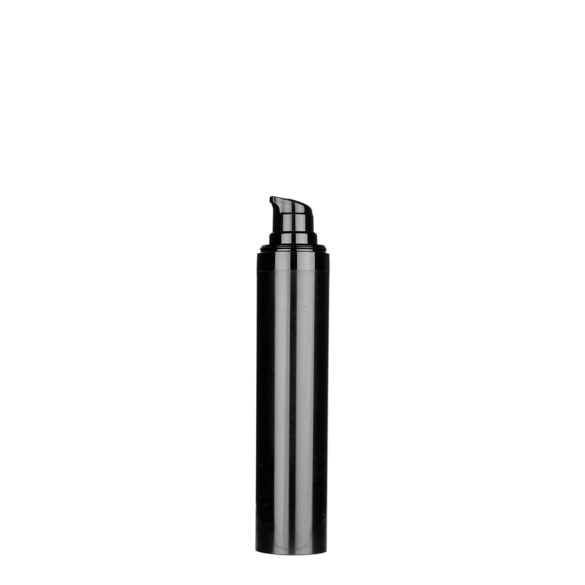 50 ml Airless adagoló 'Micro', PP-műanyag, fekete