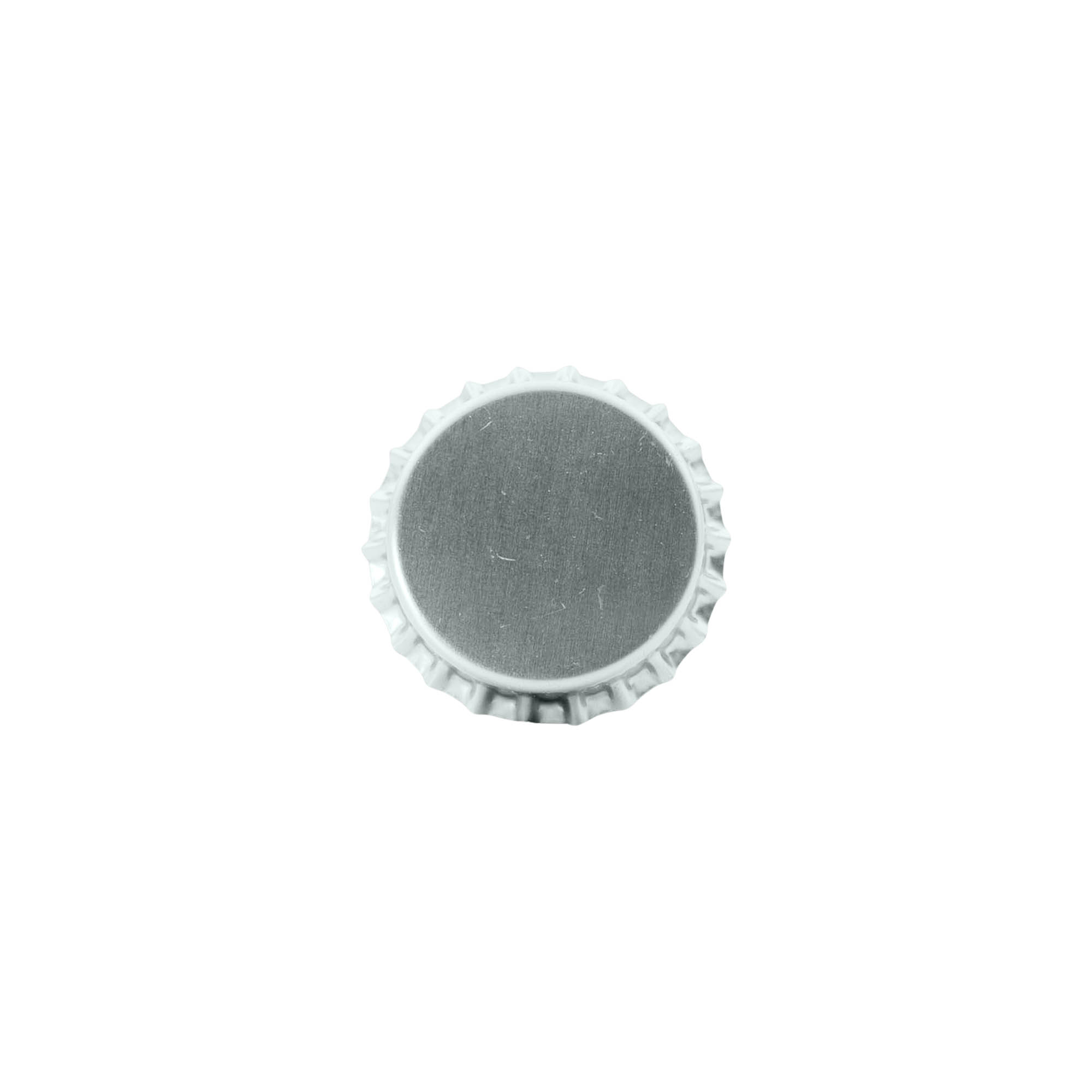 29 mm-es fém kupak, ezüst színű