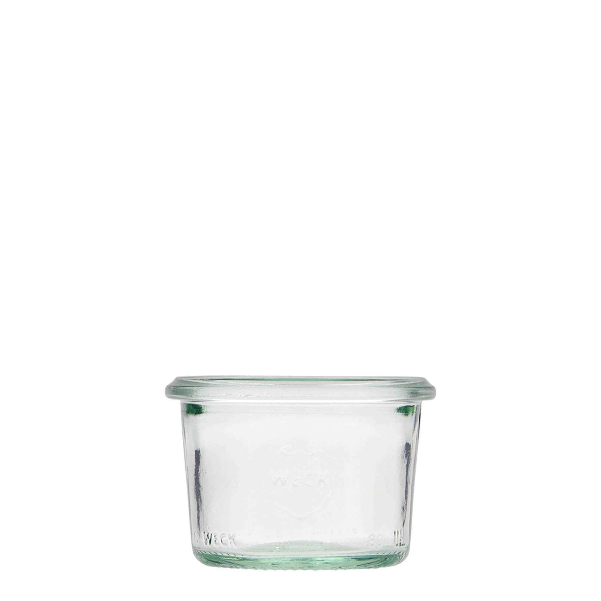 80 ml WECK-tölcsérüveg, nyílás: kerek perem 80 ml WECK-tölcsérüveg, nyílás: kerek perem