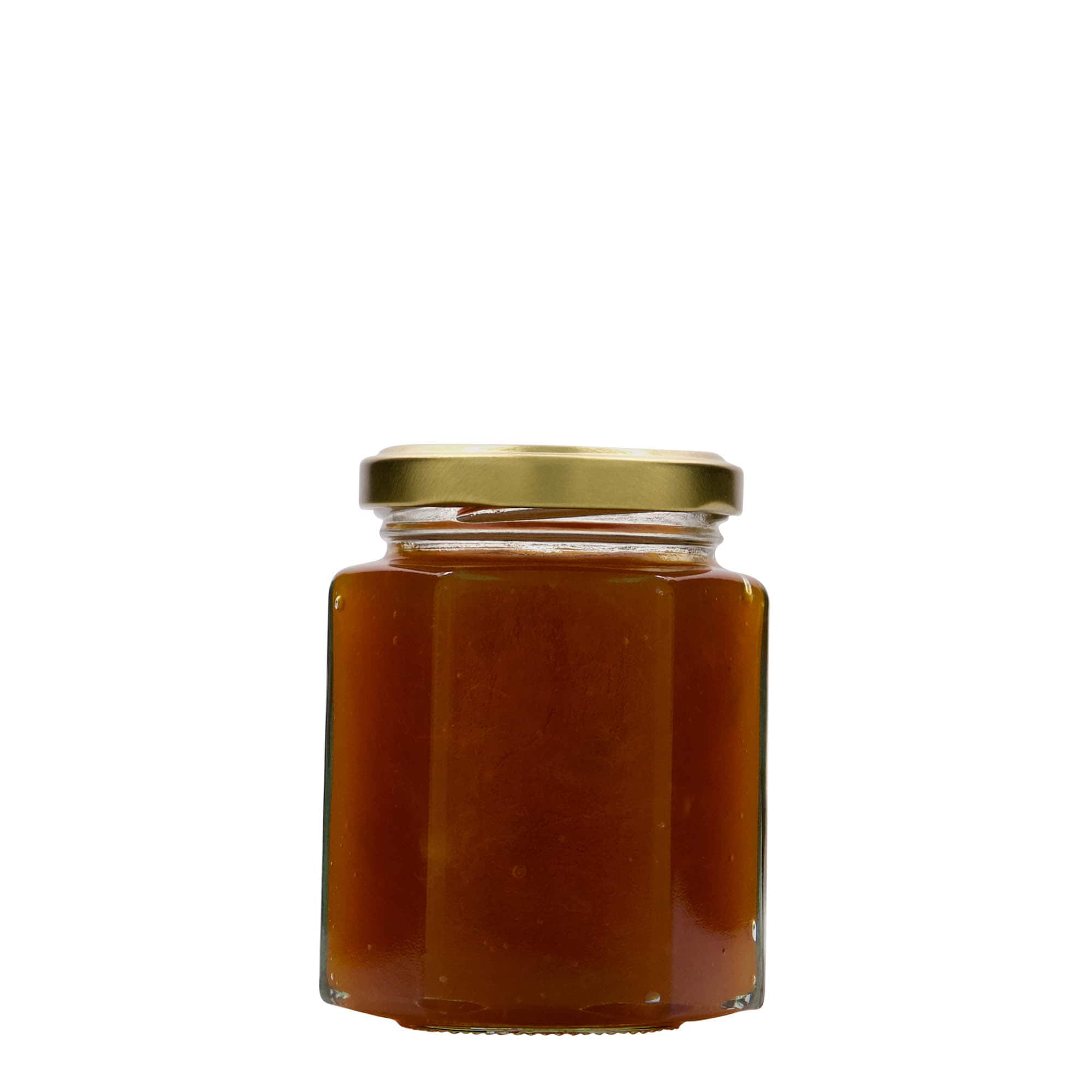 191 ml hatszögletű üveg, nyílás: csavaros zárófedél (TO 58)