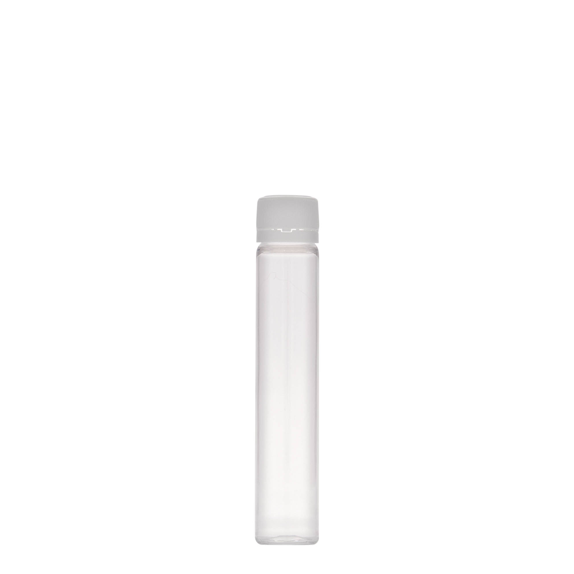25 ml PET-cső, műanyag, nyílás: csavarzár