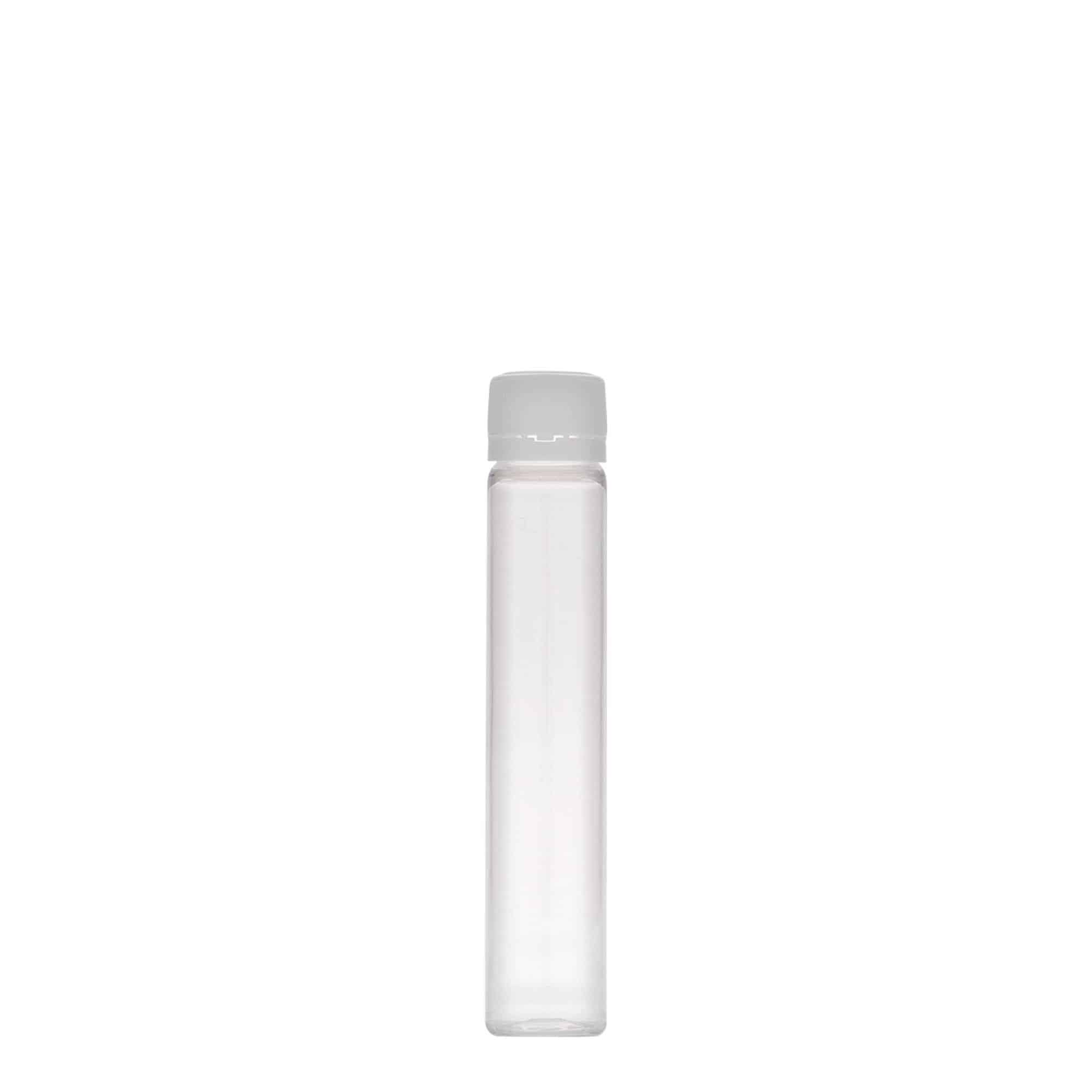 25 ml PET-cső, műanyag, nyílás: csavarzár