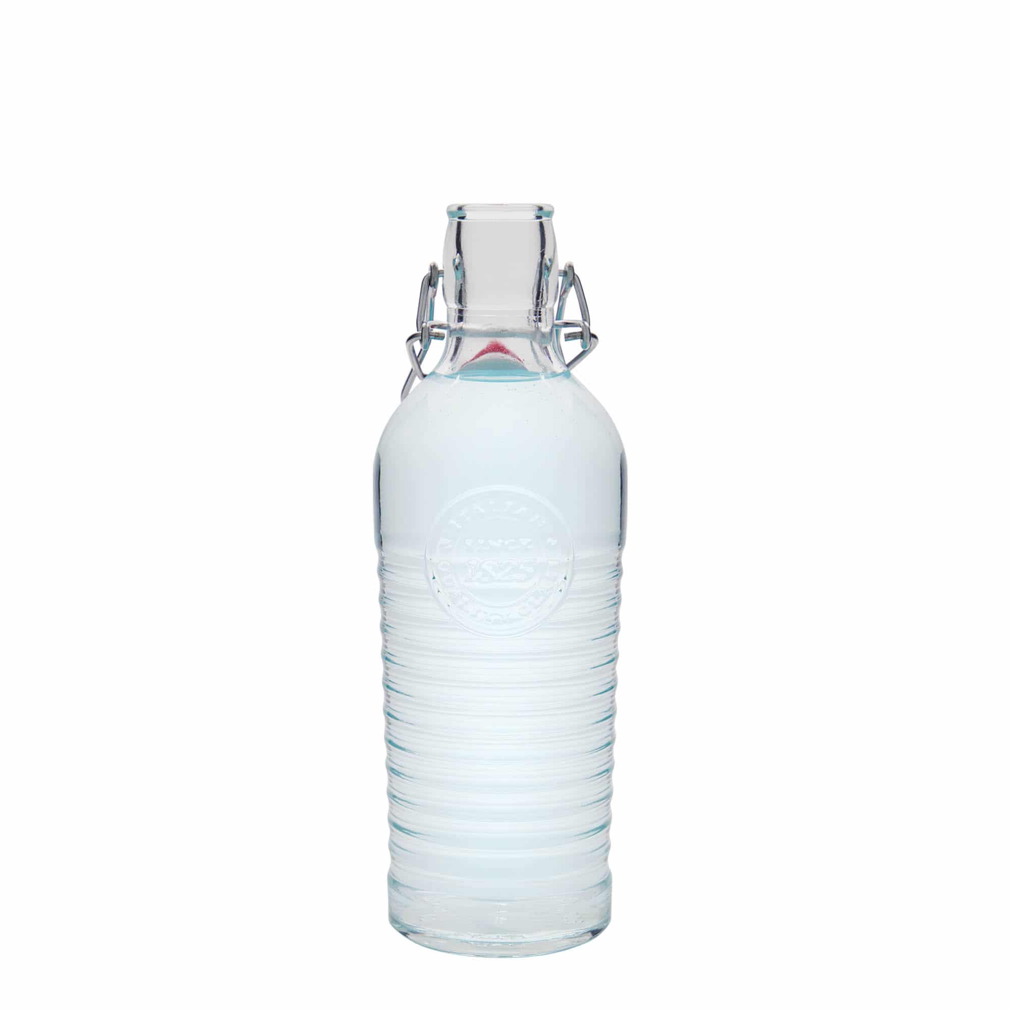 750 ml-es üvegpalack 'Officina 1825', szájnyílás: csatos zár