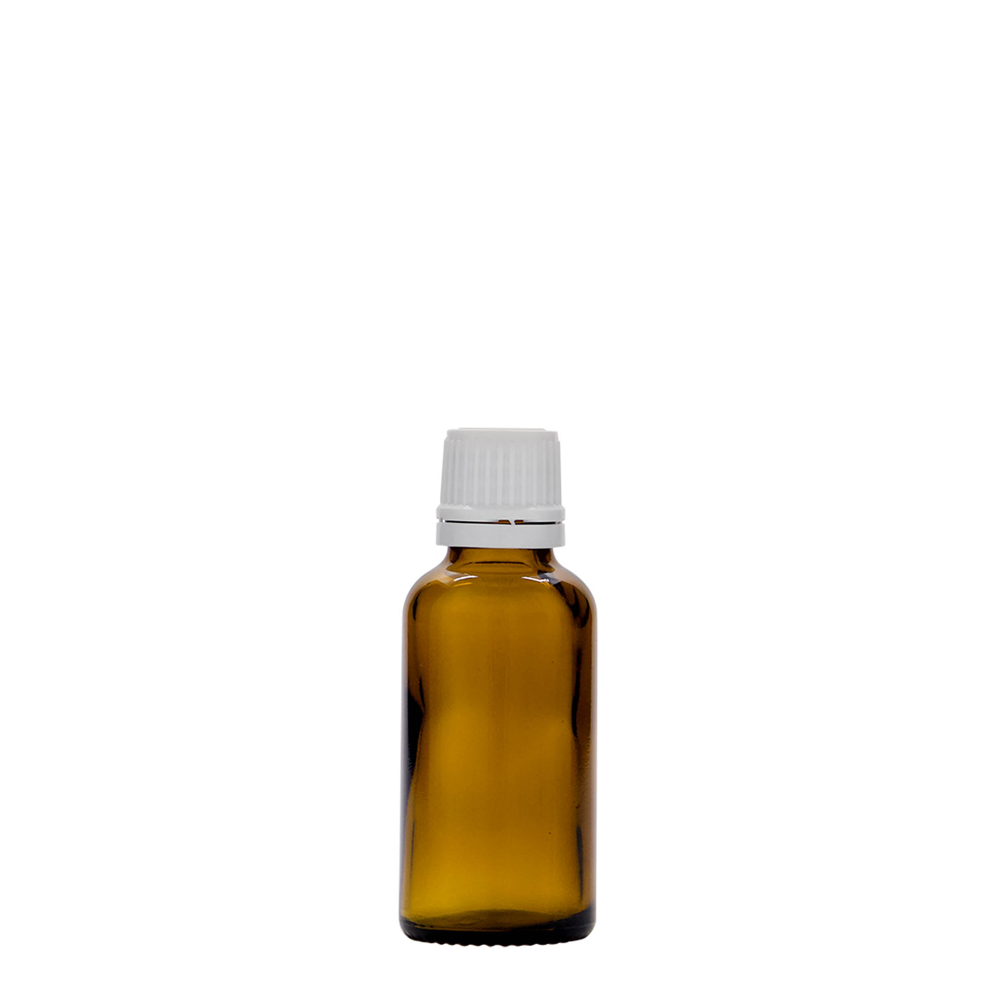 30 ml orvosi üveg, barna, nyílás: DIN 18