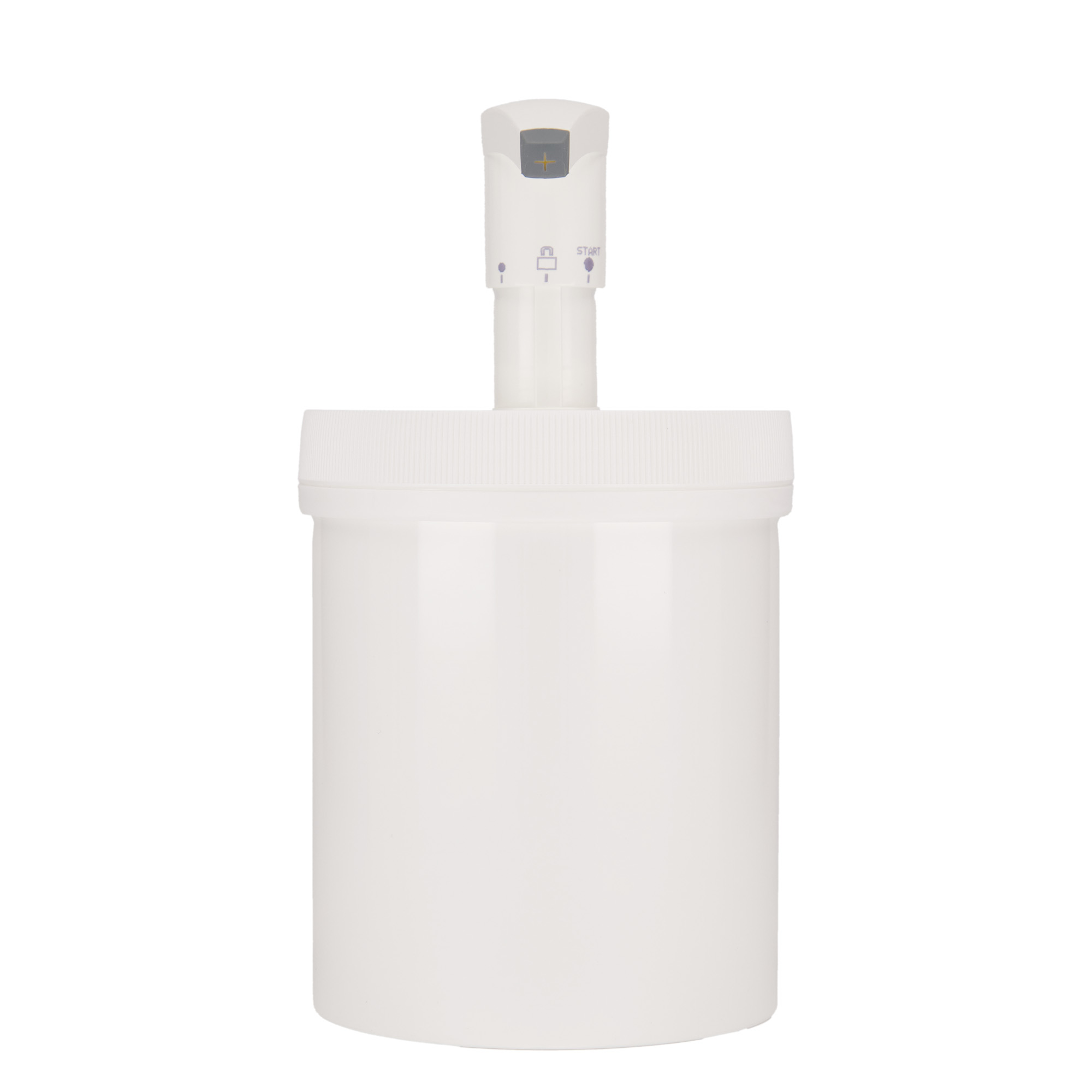 1.240 ml adagolópalack 'Securibox', PP műanyag, fehér, nyílás: csavarzár