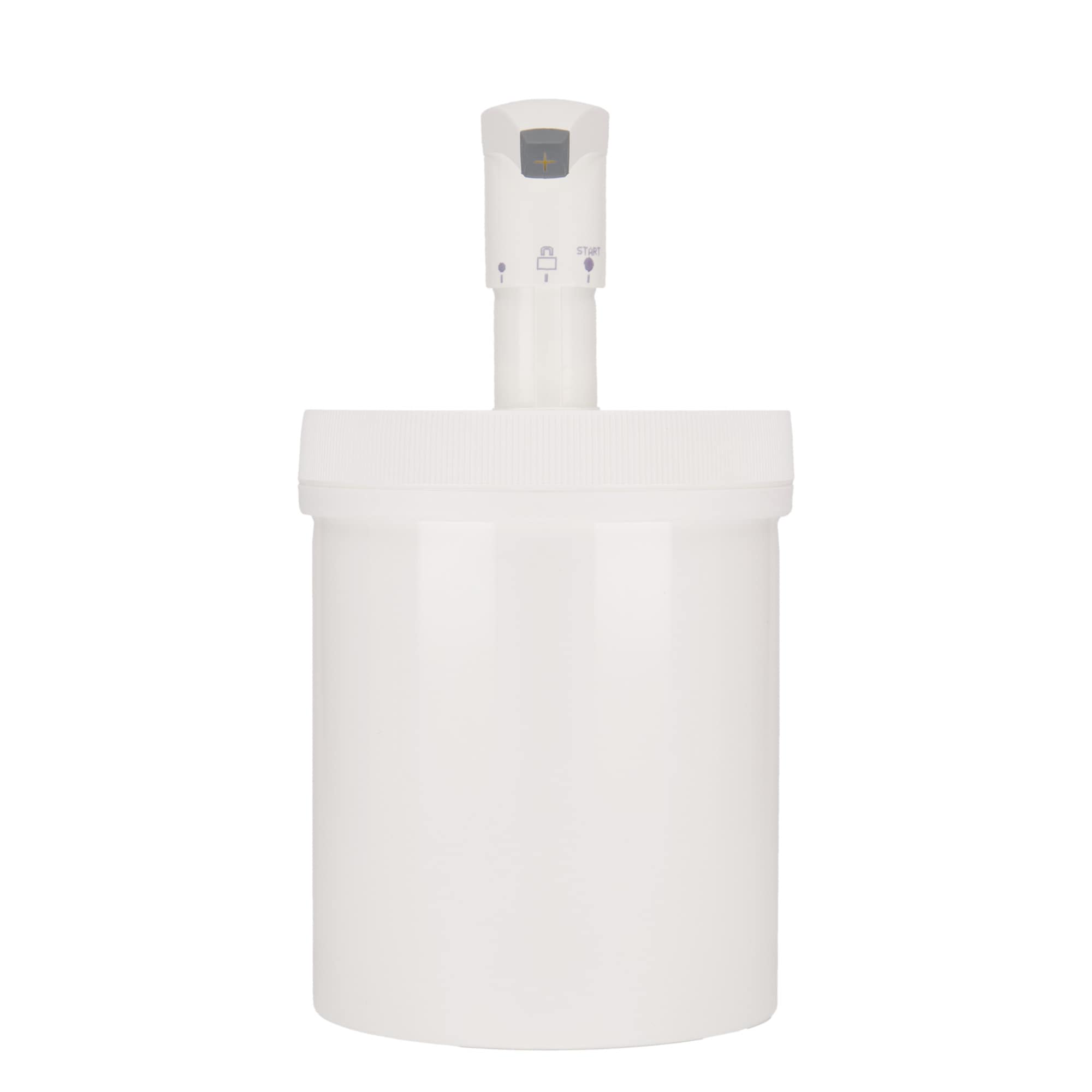 1.240 ml adagolópalack 'Securibox', PP műanyag, fehér, nyílás: csavarzár