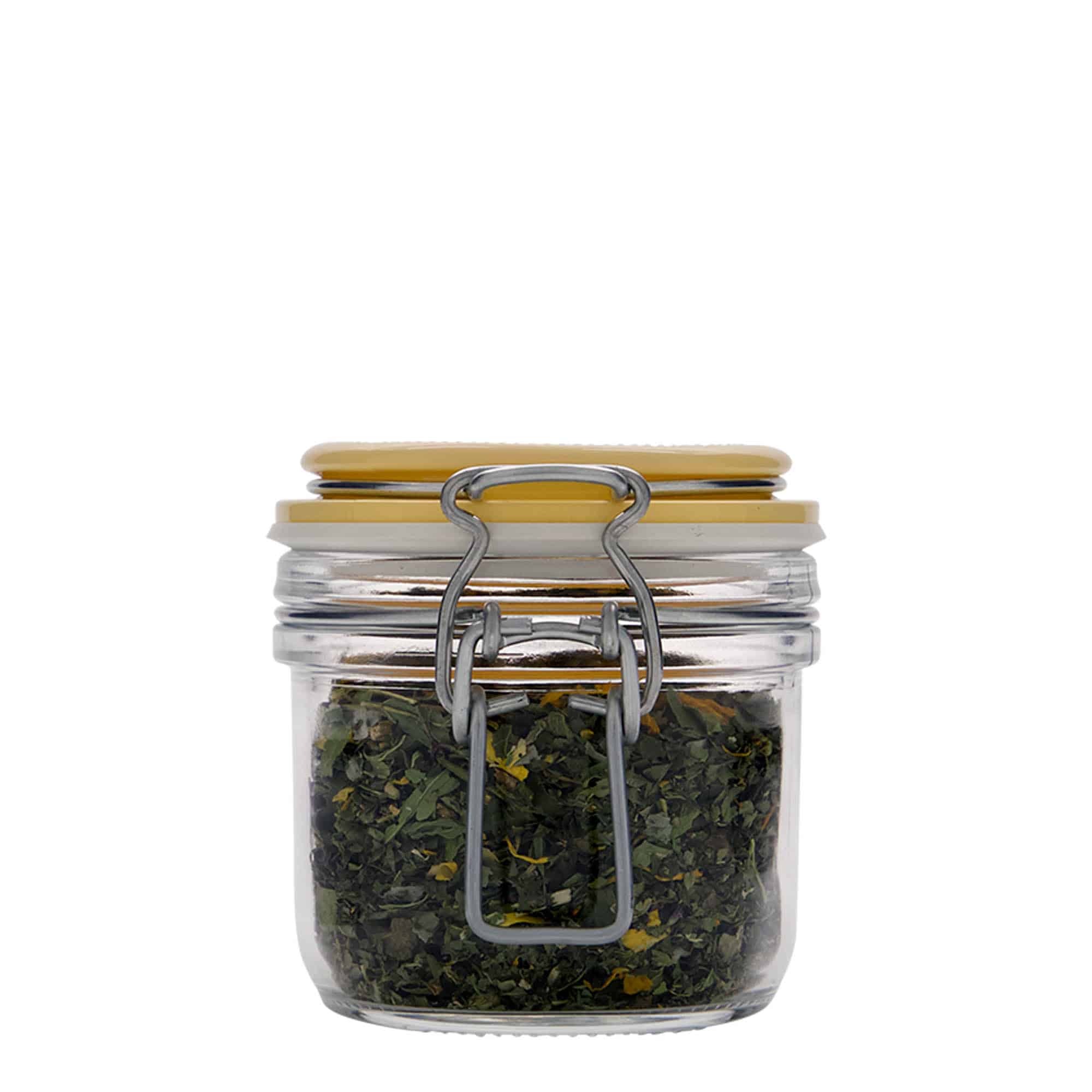 200 ml drótkapcsos üveg 'Fido', sárga, nyílás: drótkapcsos záróelem 200 ml drótkapcsos üveg 'Fido', sárga, nyílás: drótkapcsos záróelem