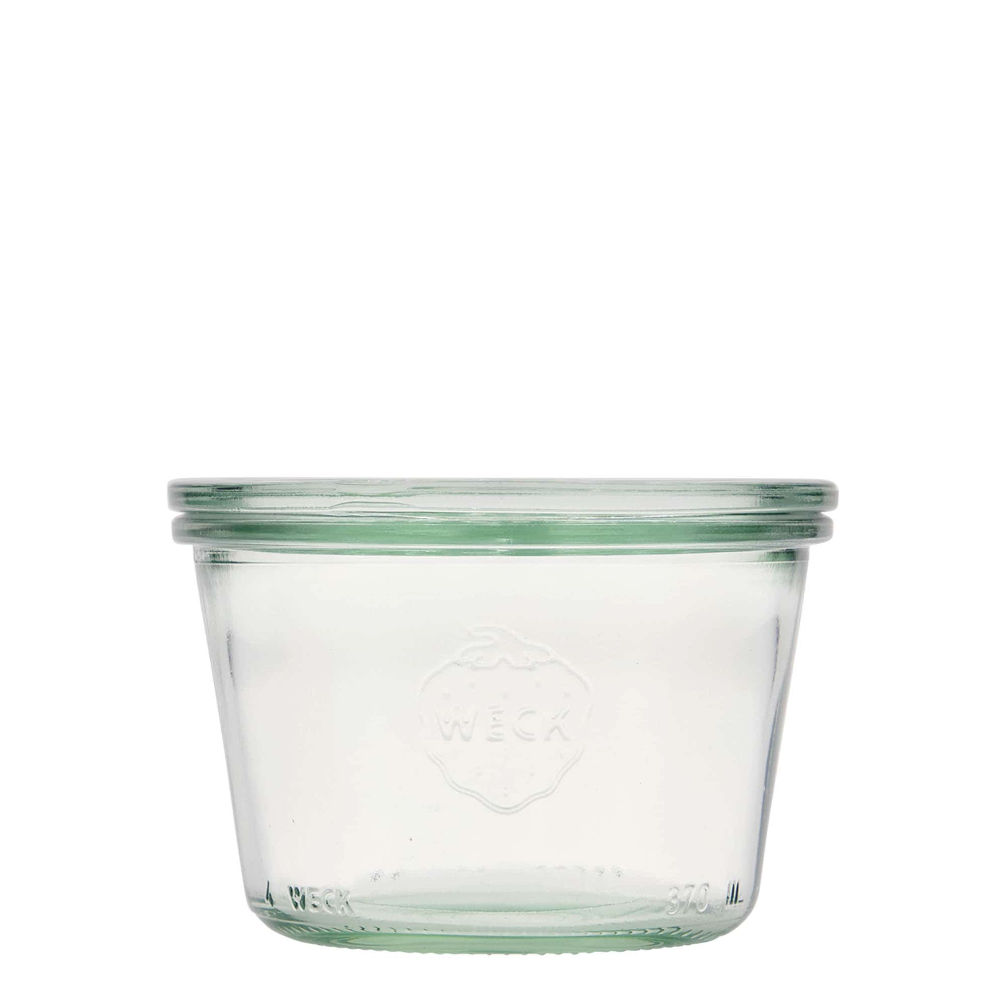 370 ml-es WECK befőttesüveg, szájnyílás: Kerek perem 370 ml-es WECK befőttesüveg, szájnyílás: Kerek perem