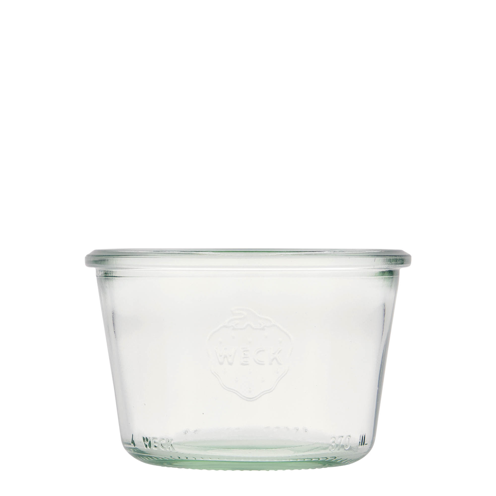 370 ml WECK fordított üvegedény, nyílás: kerek perem 370 ml WECK fordított üvegedény, nyílás: kerek perem