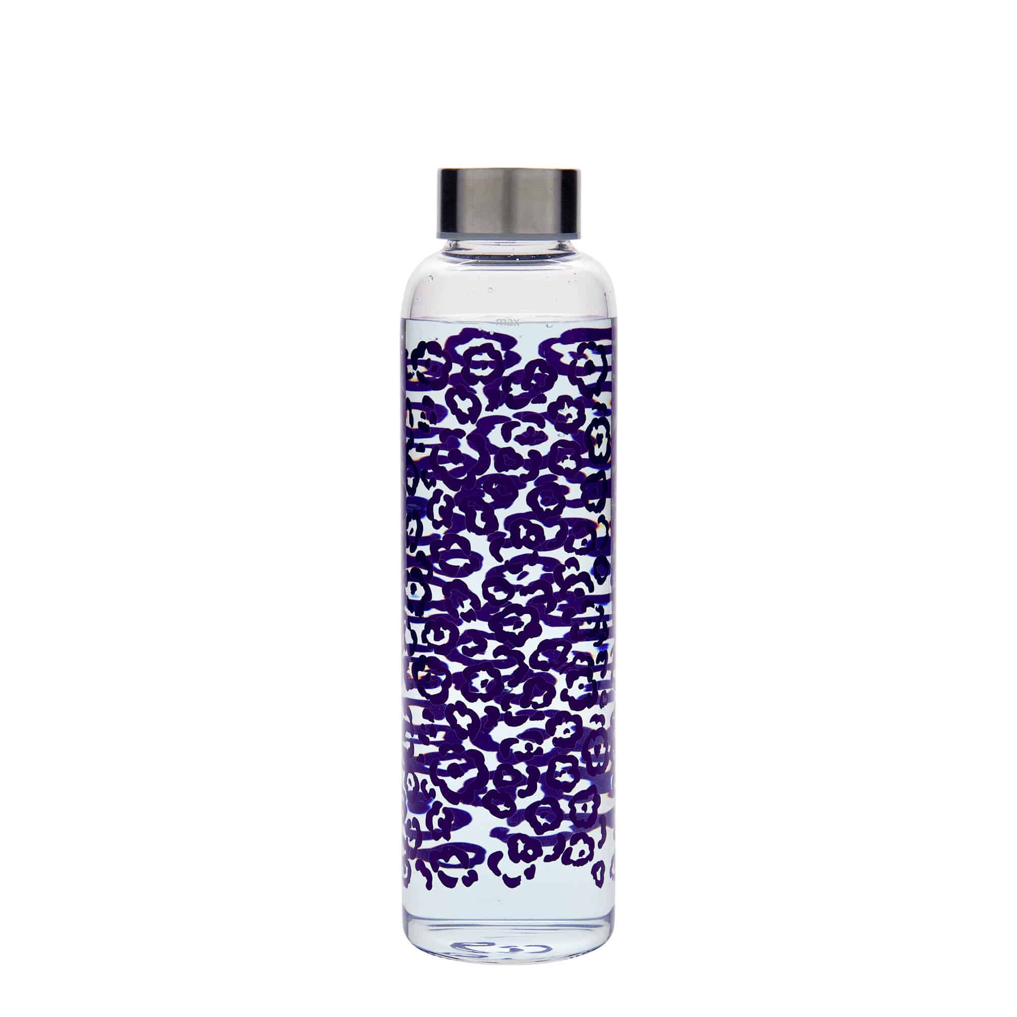 500 ml ivópalack 'Perseus - Lila virágok', nyílás: csavarzár