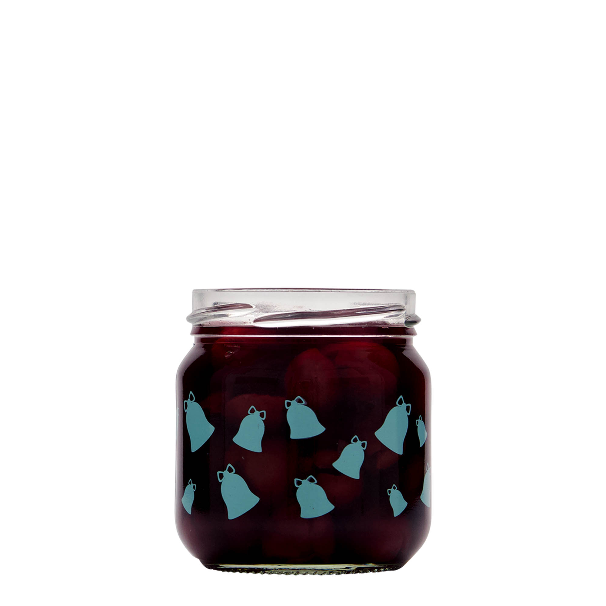 212 ml körüveg, motívum: harang, csengő, nyílás: csavaros zárófedél (TO 66)