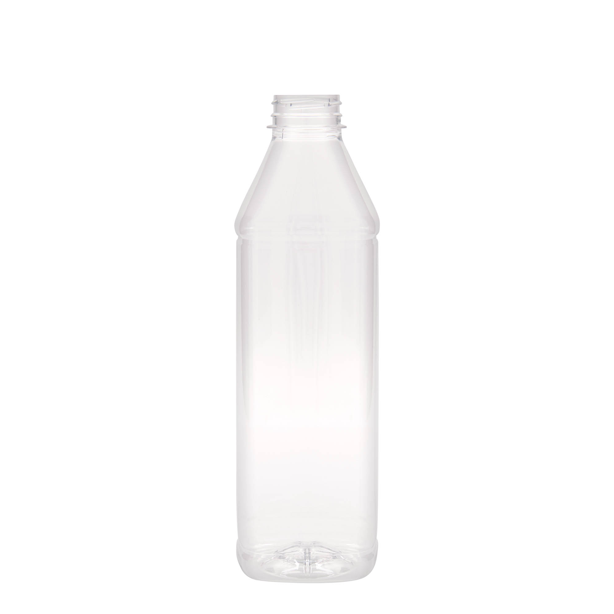 1.000 ml PET-palack 'Milk and Juice Carré', négyzet alakú, műanyag, nyílás: 38 mm 1.000 ml PET-palack 'Milk and Juice Carré', négyzet alakú, műanyag, nyílás: 38 mm