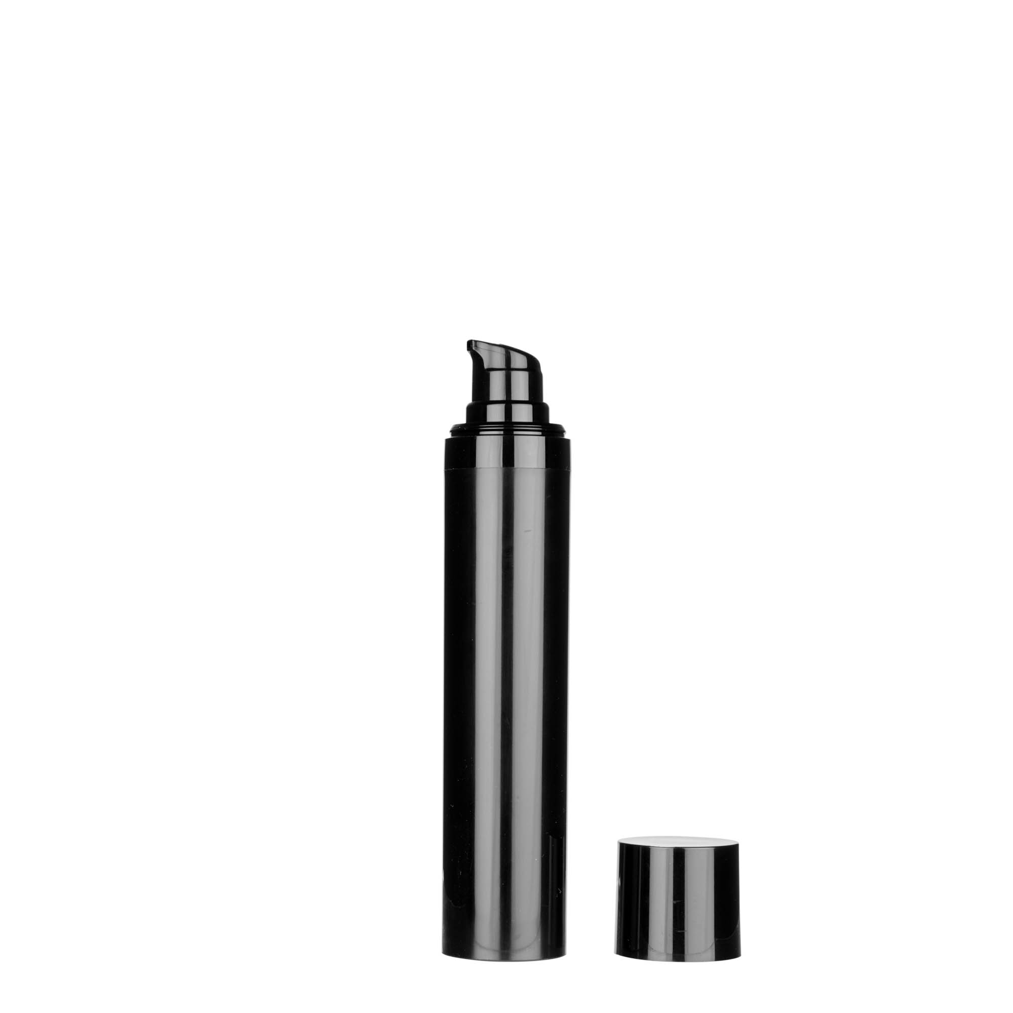 50 ml Airless adagoló 'Micro', PP-műanyag, fekete 50 ml Airless adagoló 'Micro', PP-műanyag, fekete