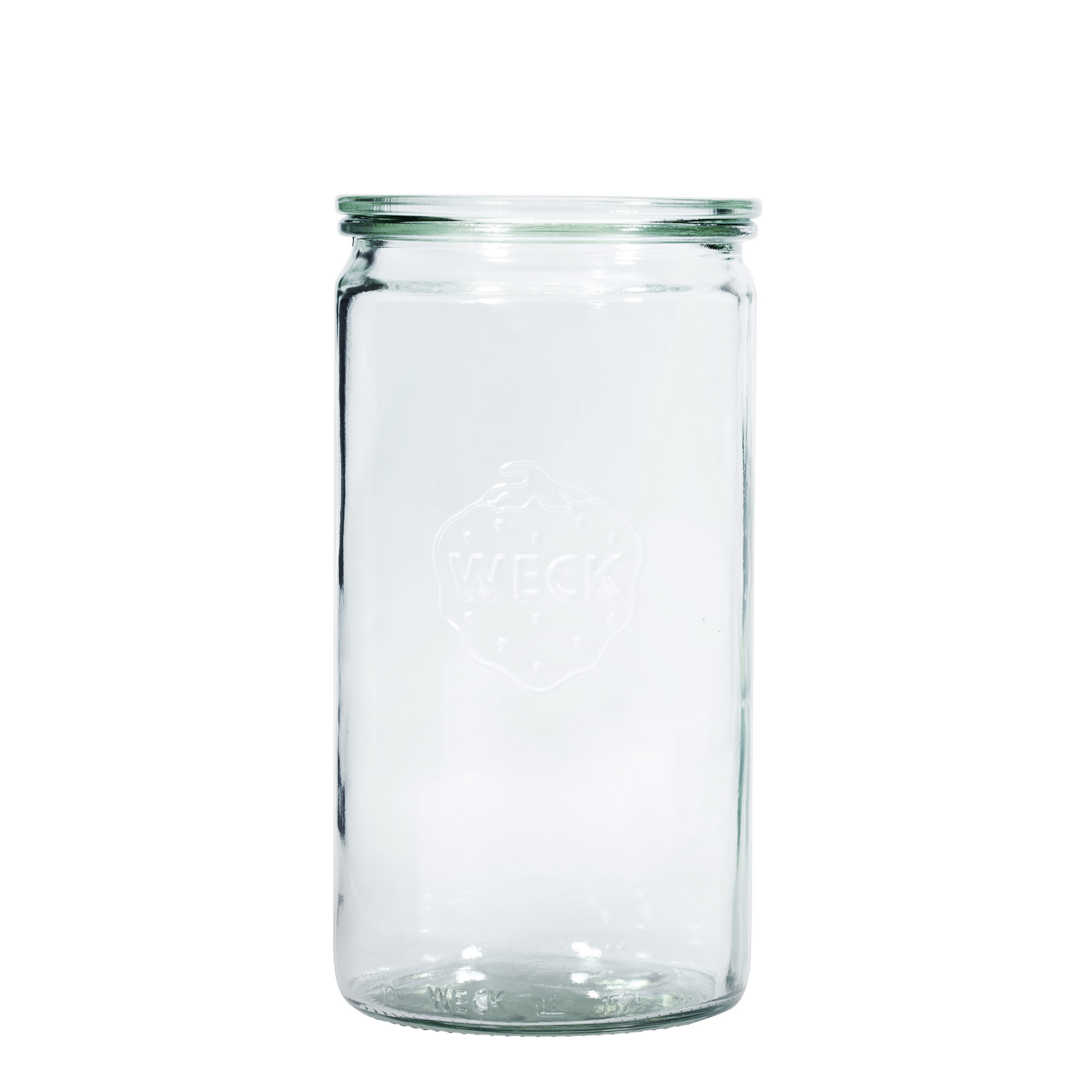 1.575 ml WECK-hengeres üveg, nyílás: kerek perem 1.575 ml WECK-hengeres üveg, nyílás: kerek perem
